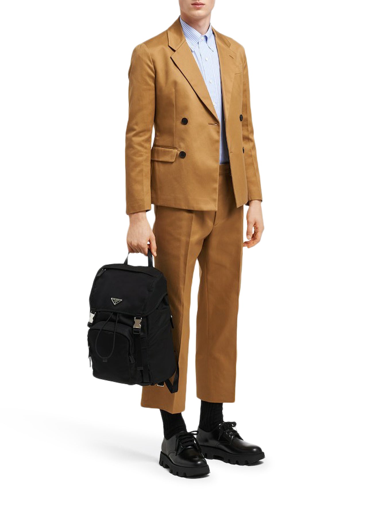 Оригінальна Backpack In Re-Nylon And Saffiano Leather Prada – детальний вид