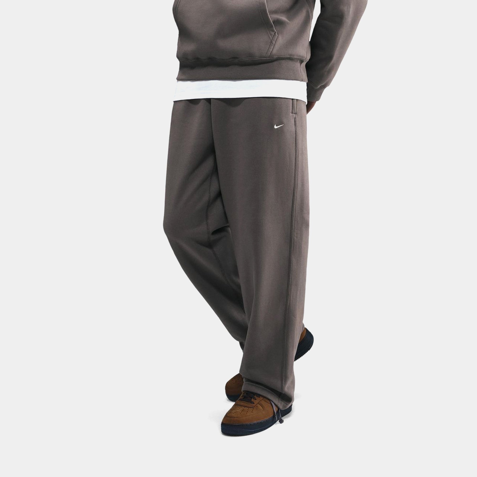 Solo Swoosh Fleece Open-Hem Mens Pants Nike – Гарантія оригінальності – боковий вид