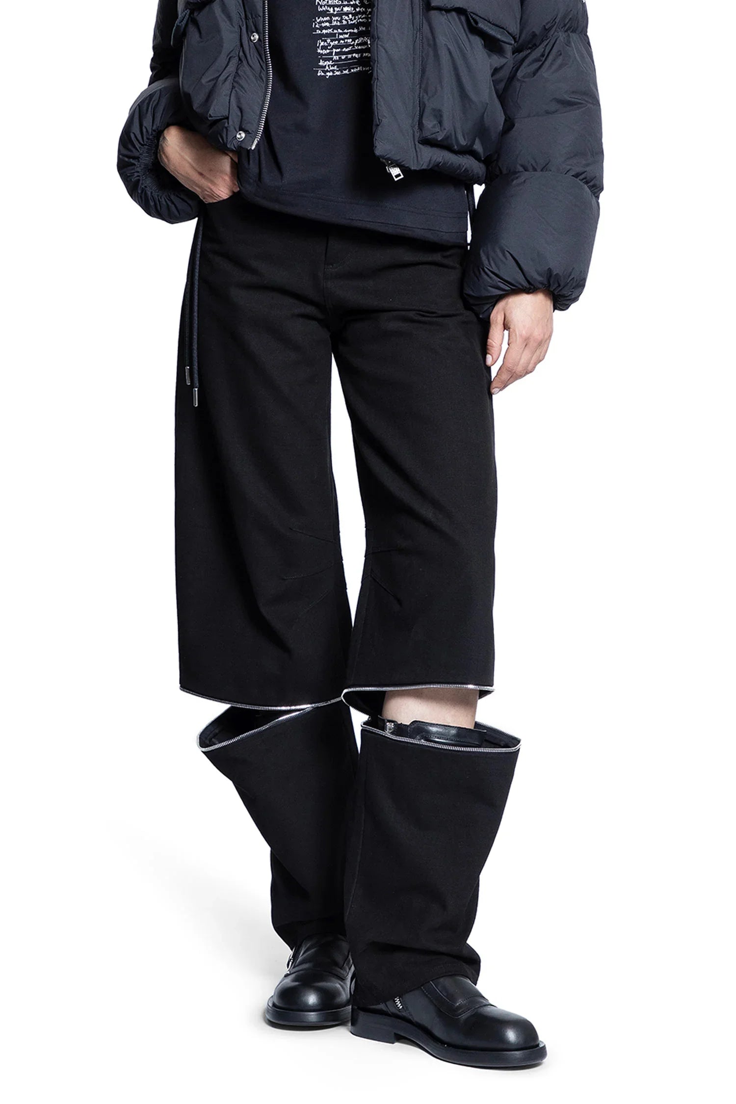 Оригінальна Willow Smith Collaboration Cotton Canvas Trousers Moncler – боковий вид