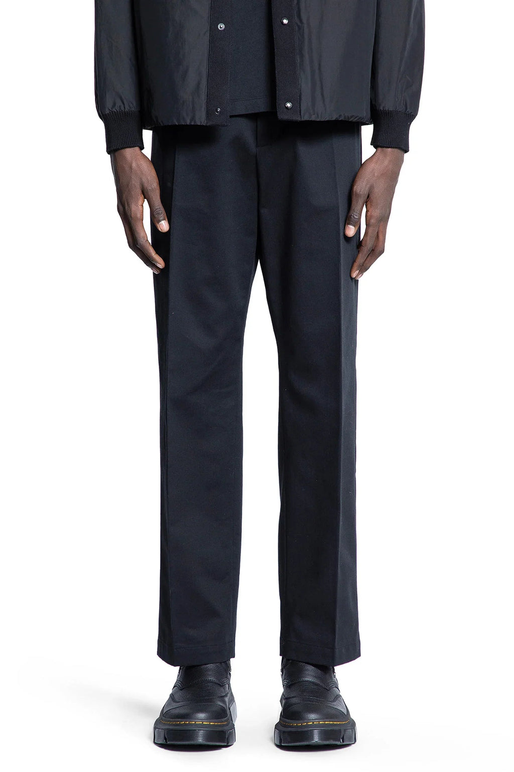Frgmt Collaboration Cotton Gabardine Trousers Moncler – Гарантія оригінальності – боковий вид