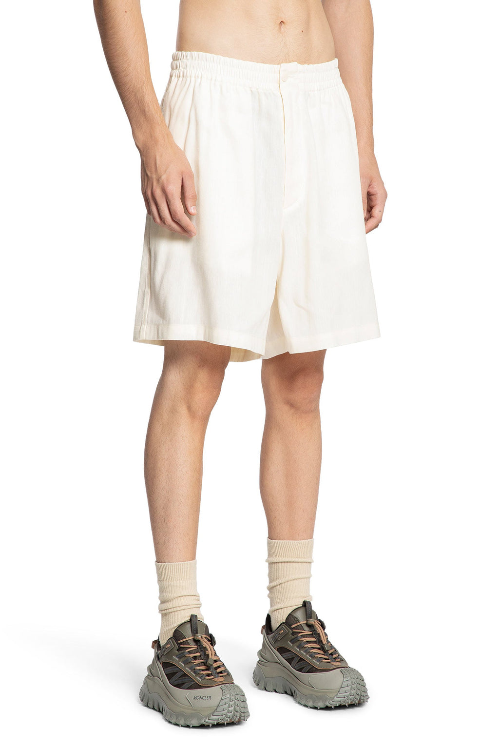 Gilga Farm Collaboration Linen Blend Shorts Moncler – Гарантія оригінальності – детальний вид
