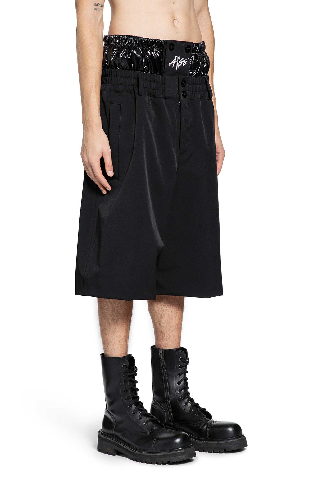 Asap Rocky Logo Print Nylon Shorts Moncler – Гарантія оригінальності – детальний вид