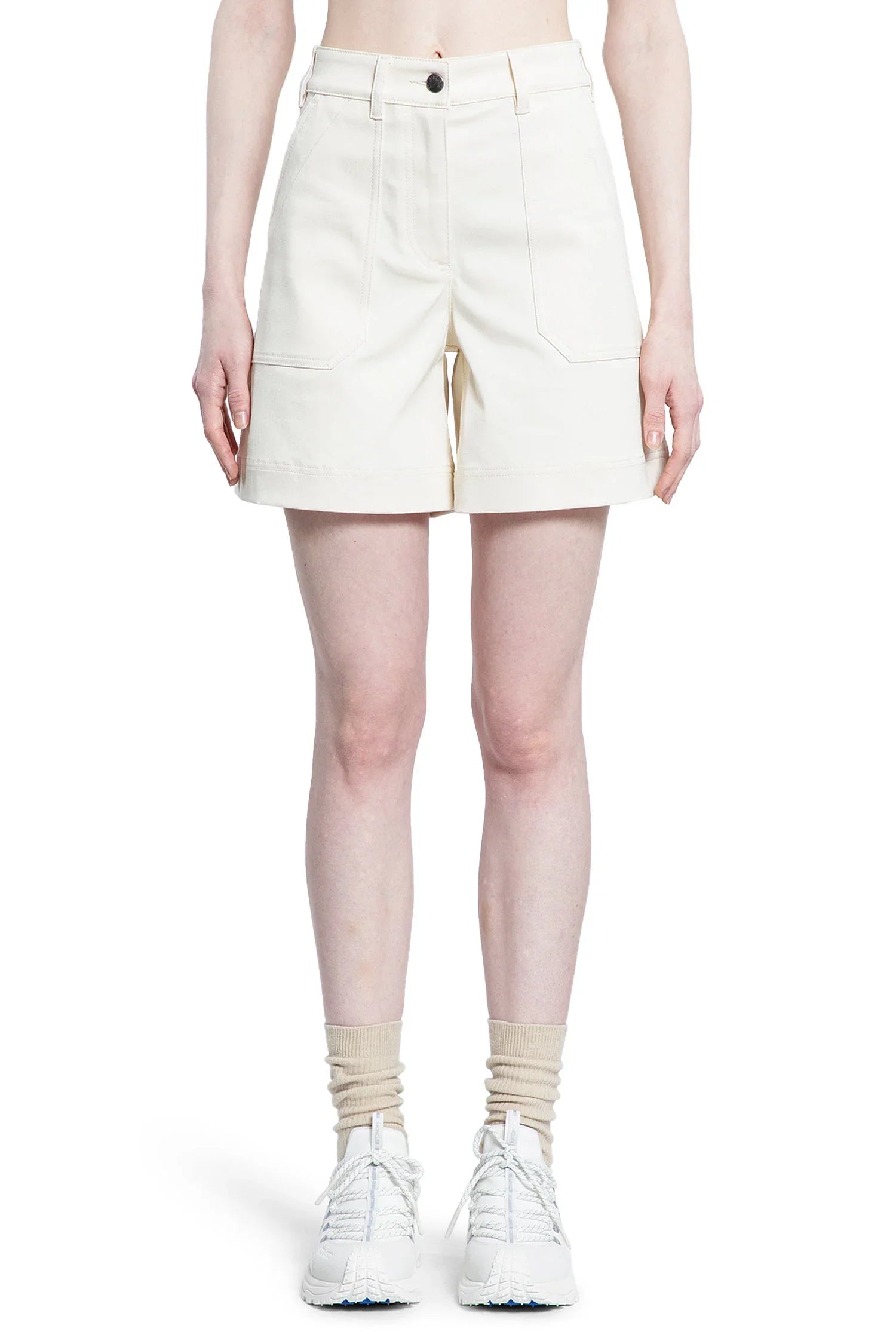 Оригінальна Cotton Gabardine Shorts Moncler – вид ззаду