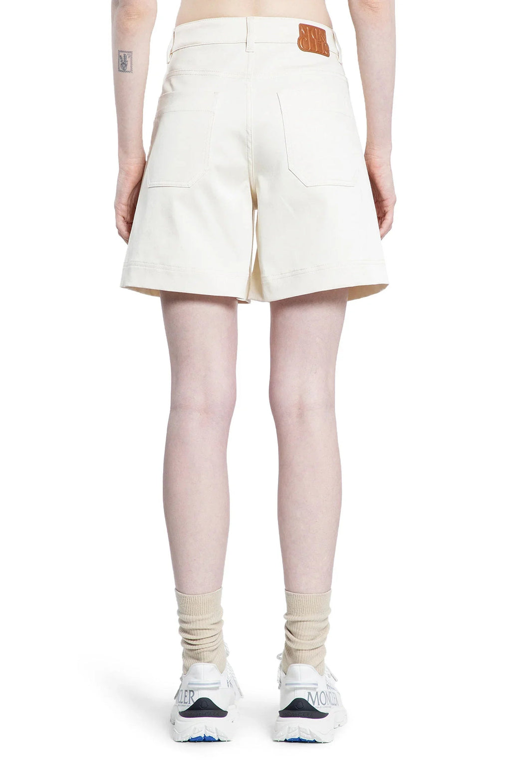 Оригінальна Cotton Gabardine Shorts Moncler – збільшений вид