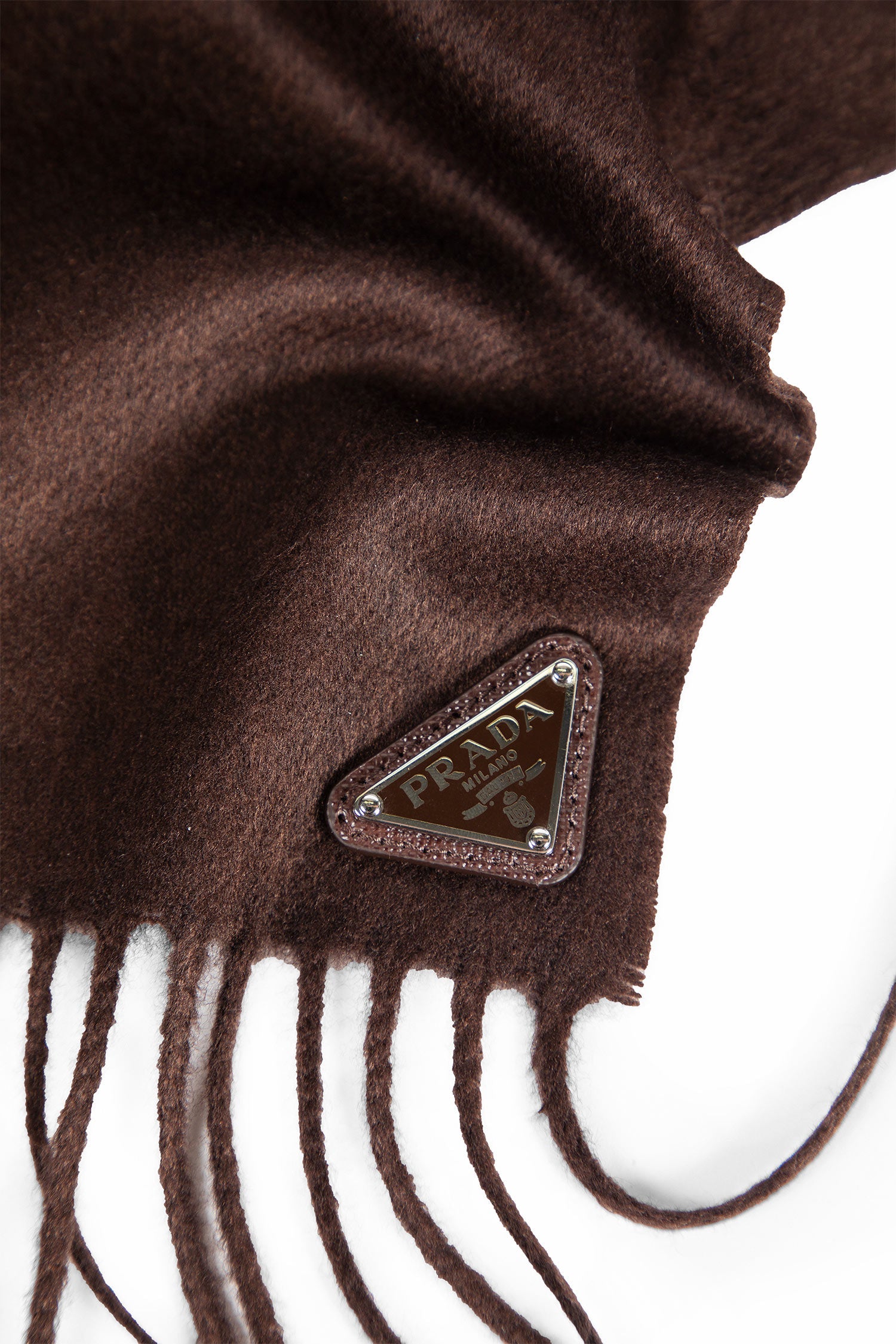 Оригінальна Silk And Cashmere Scarf Prada – вид ззаду