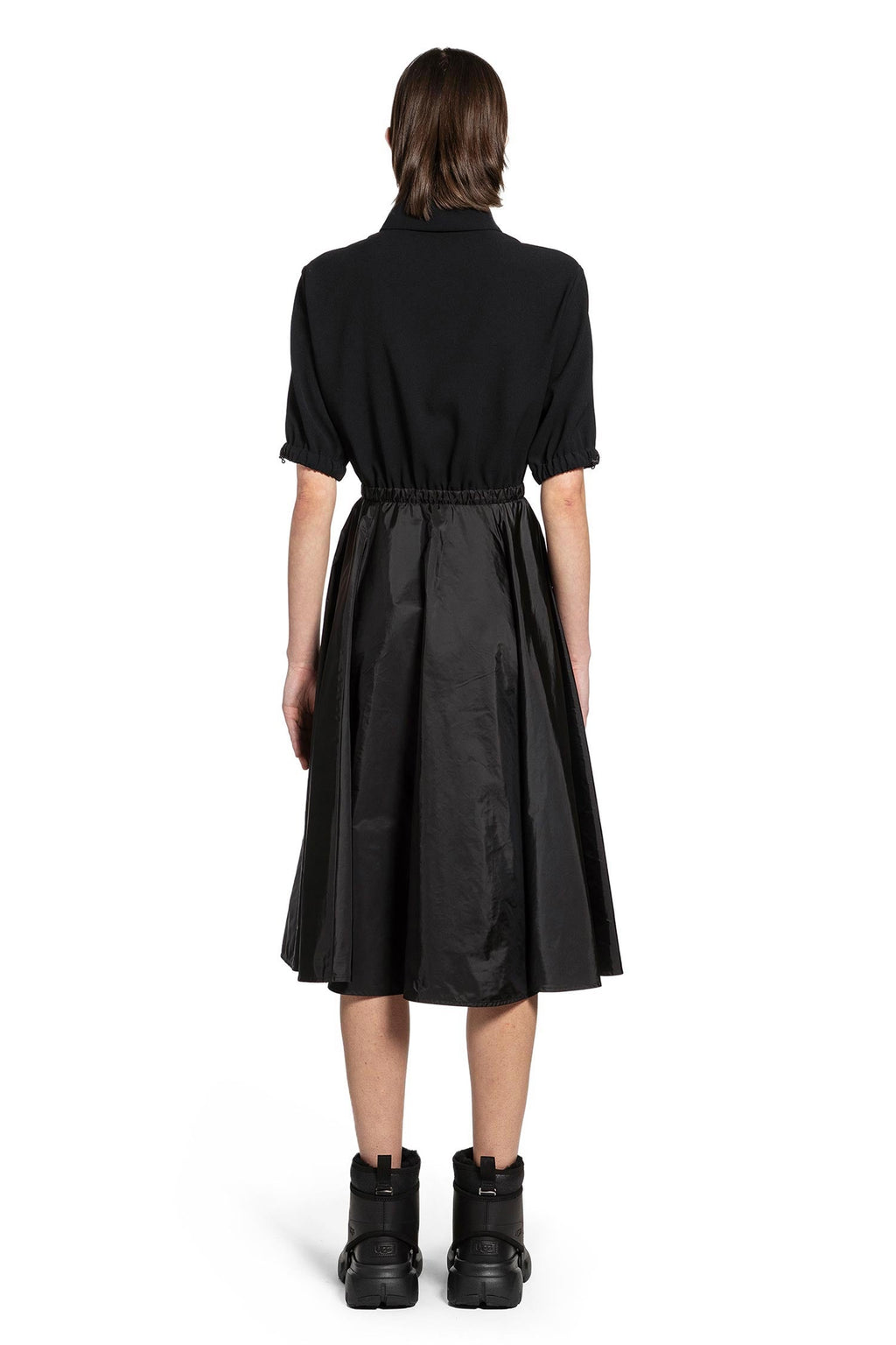 Satin MIDI Dress Moncler – Гарантія оригінальності – збільшений вид