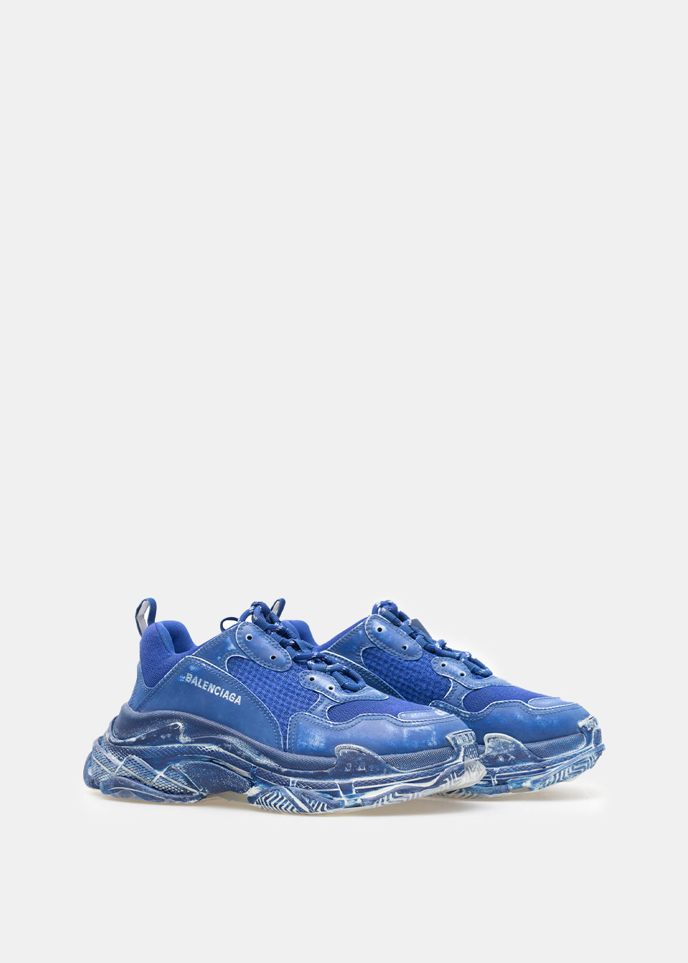 Dark Blue Triple S Sneakers Balenciaga – Гарантія оригінальності – детальний вид