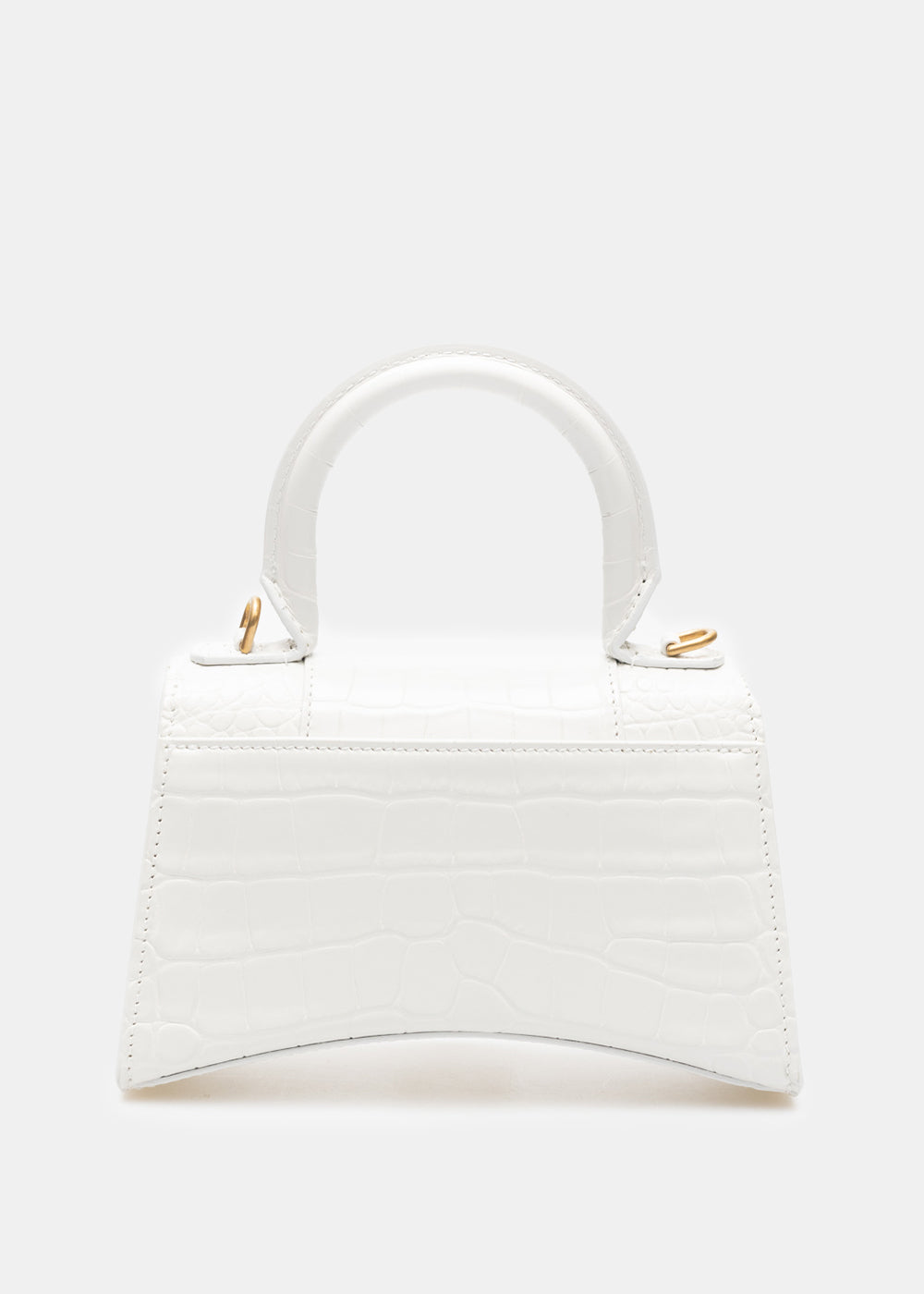 White Hourglass Xs Top Handle Bag Balenciaga – Гарантія оригінальності – збільшений вид