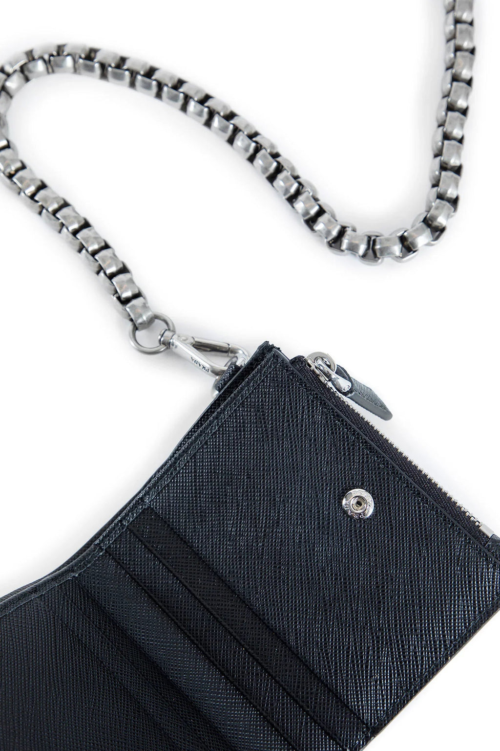 Small Saffiano Wallet With Chain Prada оригінал – Купити в Україні – детальний вид