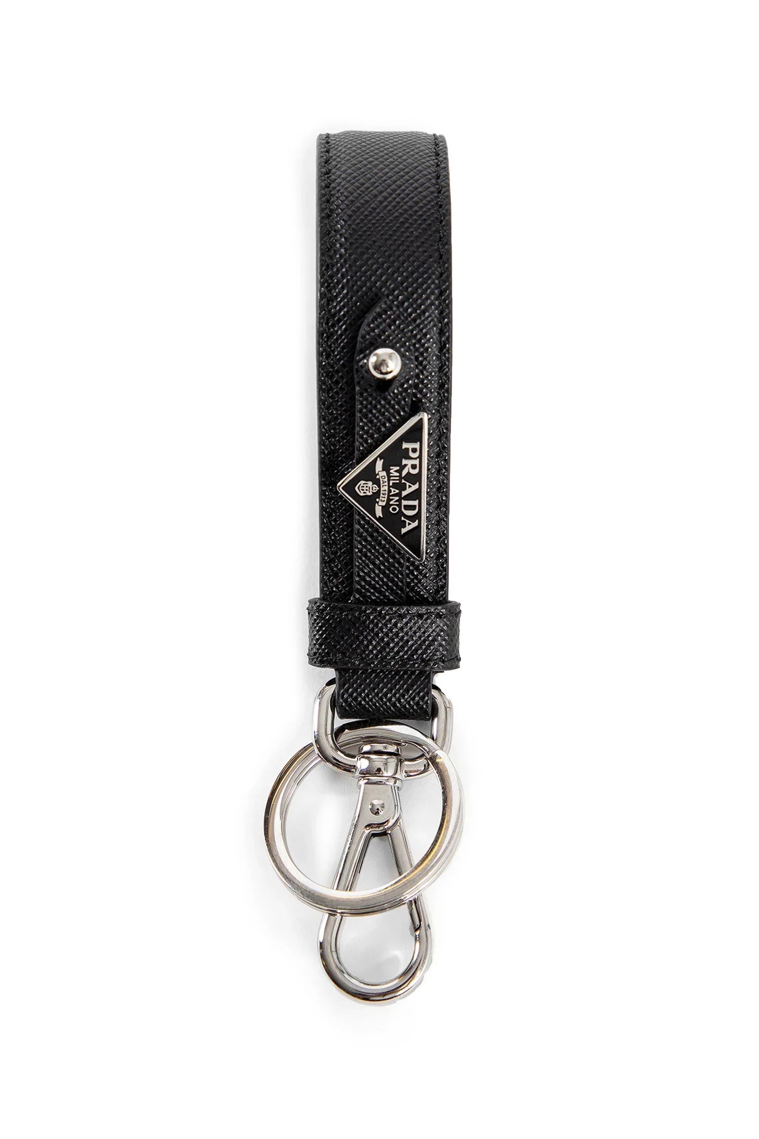 Оригінальна Man Black Keychains Prada – боковий вид