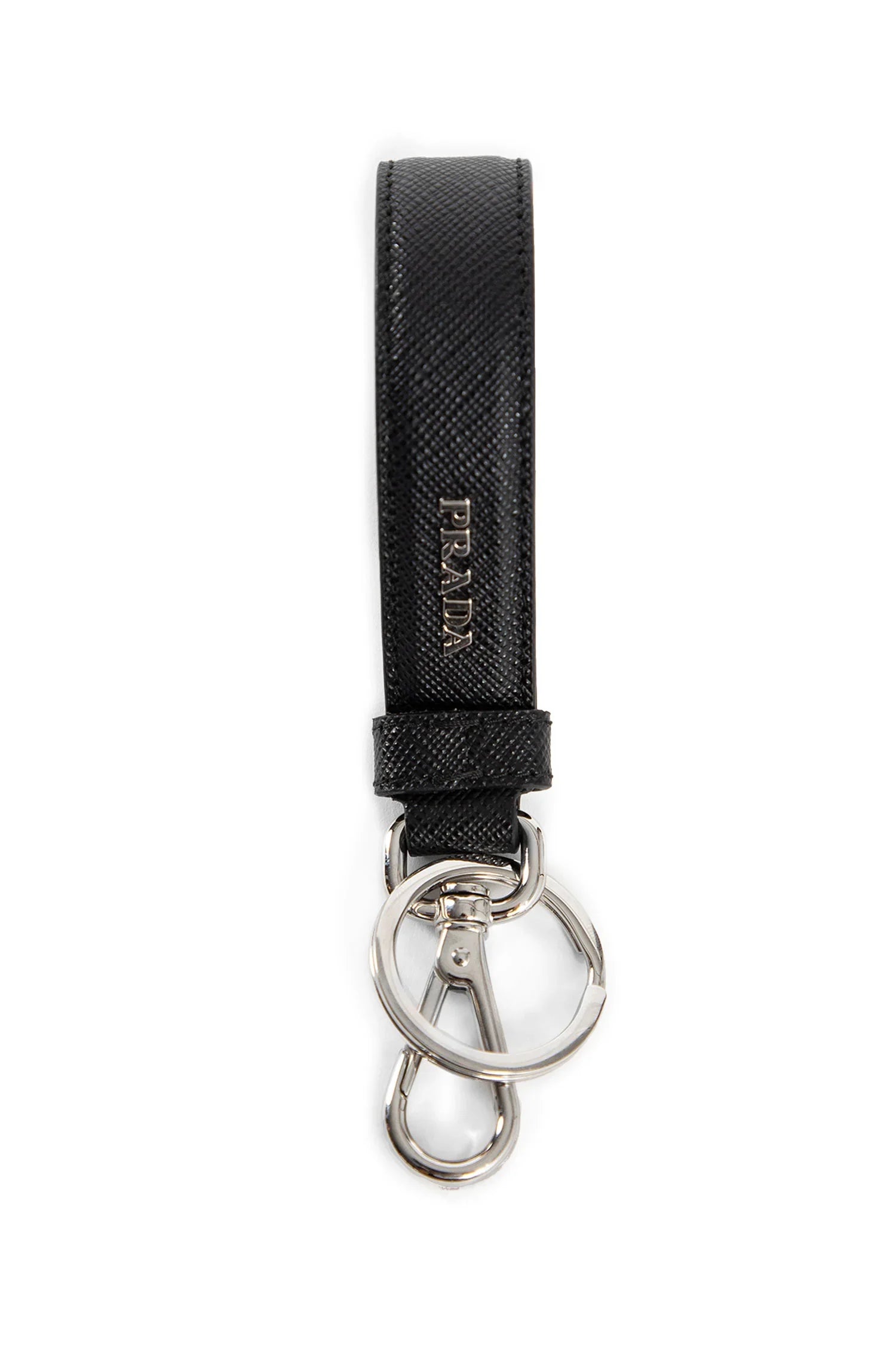 Оригінальна Man Black Keychains Prada – вид ззаду
