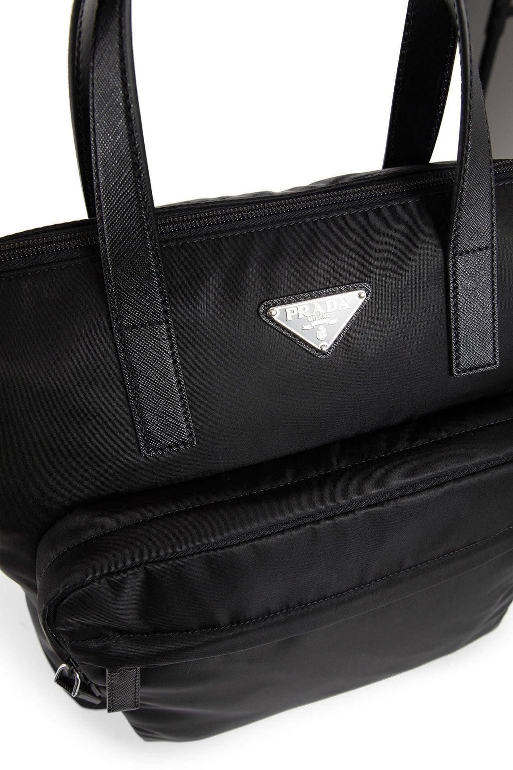 Re-Nylon And Saffiano Leather Tote Bag Prada оригінал – Купити в Україні – збільшений вид