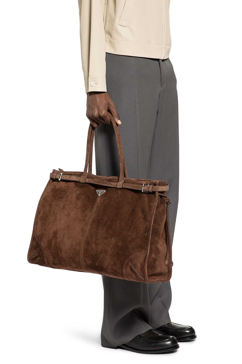 Bonnie Suede Tote Bag Prada оригінал – Купити в Україні – збільшений вид