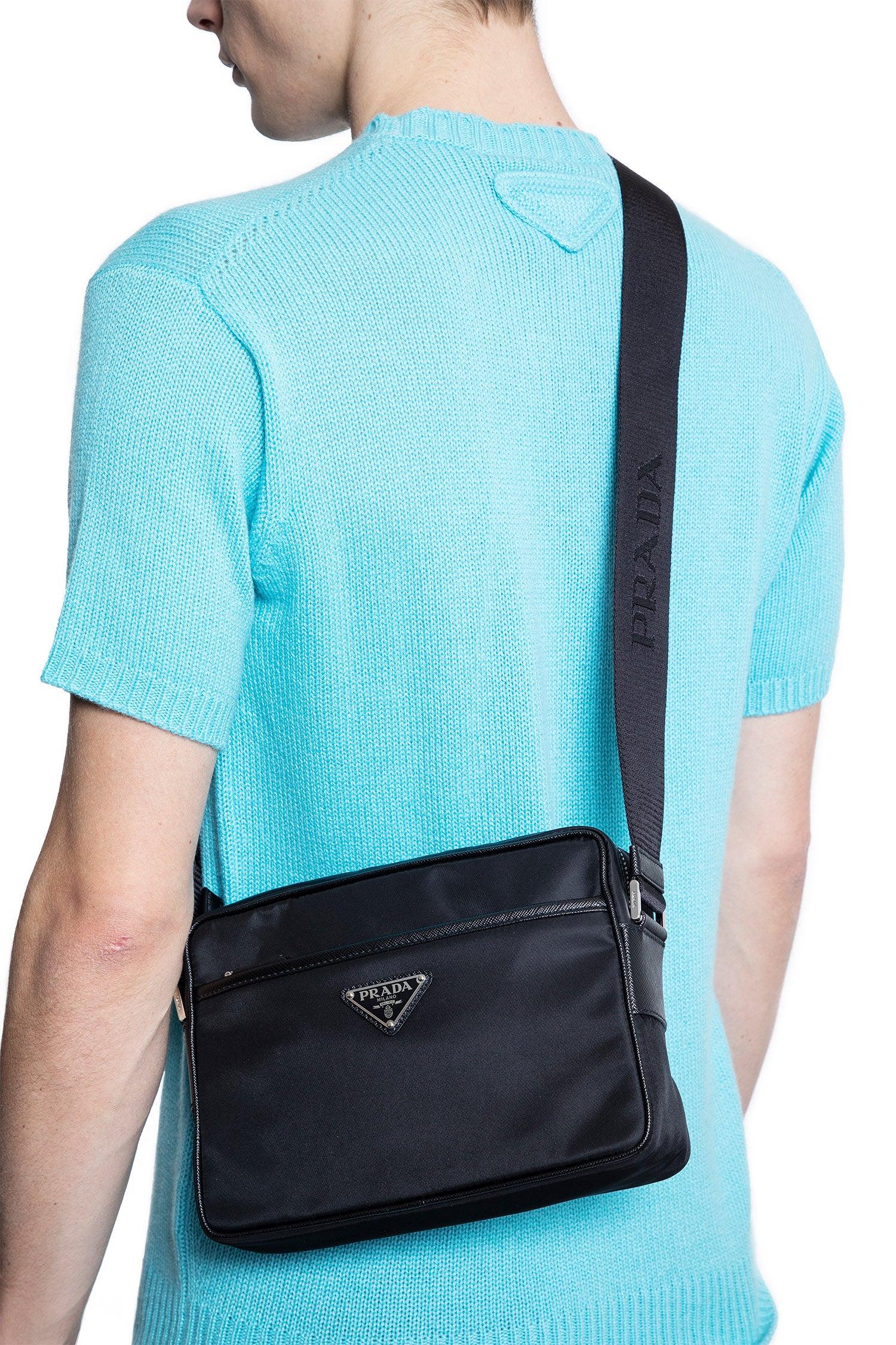 Nylon And Saffiano Leather Shoulder Bag Prada оригінал – Купити в Україні – збільшений вид