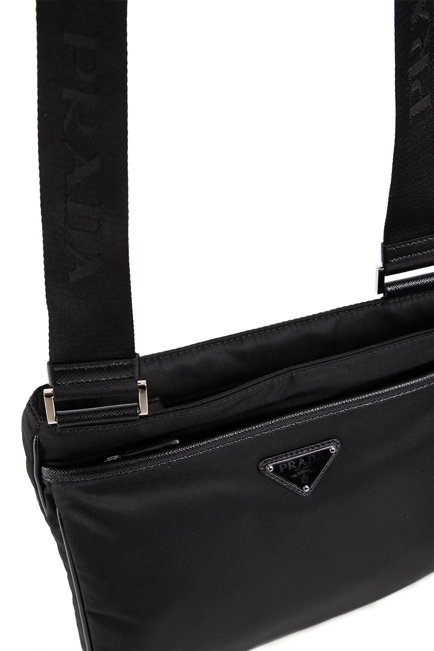 Nylon And Saffiano Leather Shoulder Bag Prada оригінал – Купити в Україні – збільшений вид