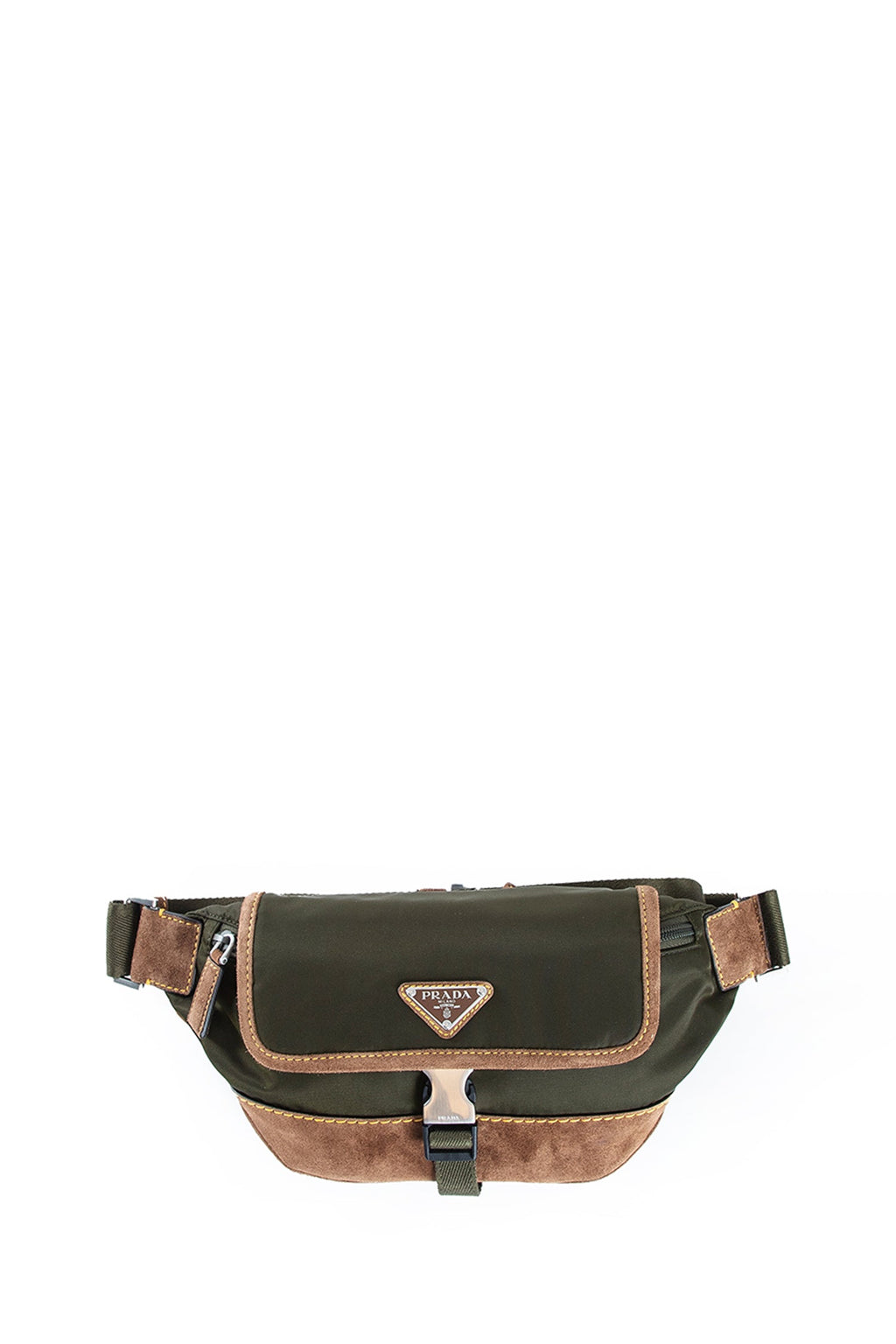 Re-Nylon And Suede Belt Bag Prada оригінал – Купити в Україні – боковий вид