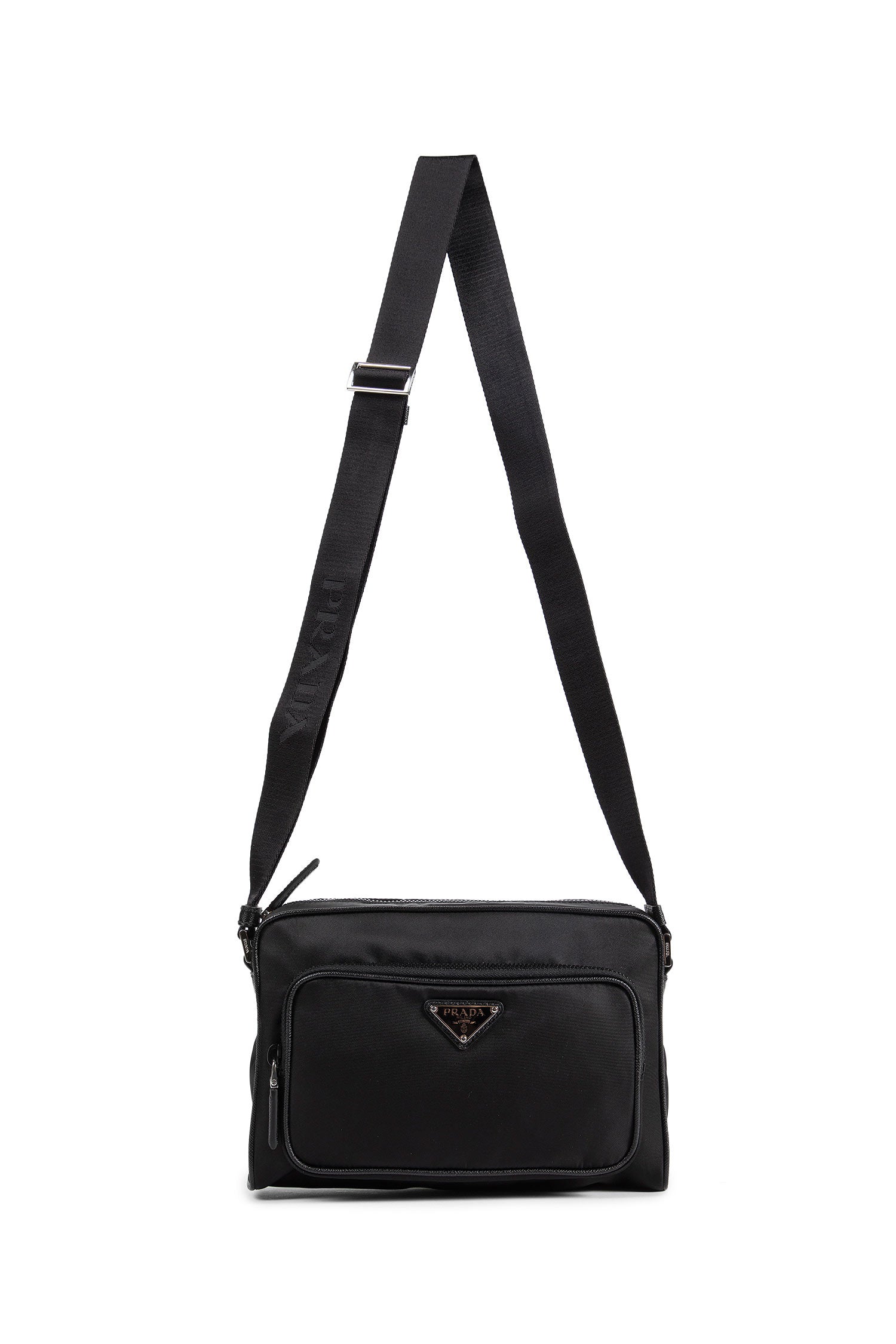 Small Re-Nylon Shoulder Bag Prada – Гарантія оригінальності – боковий вид