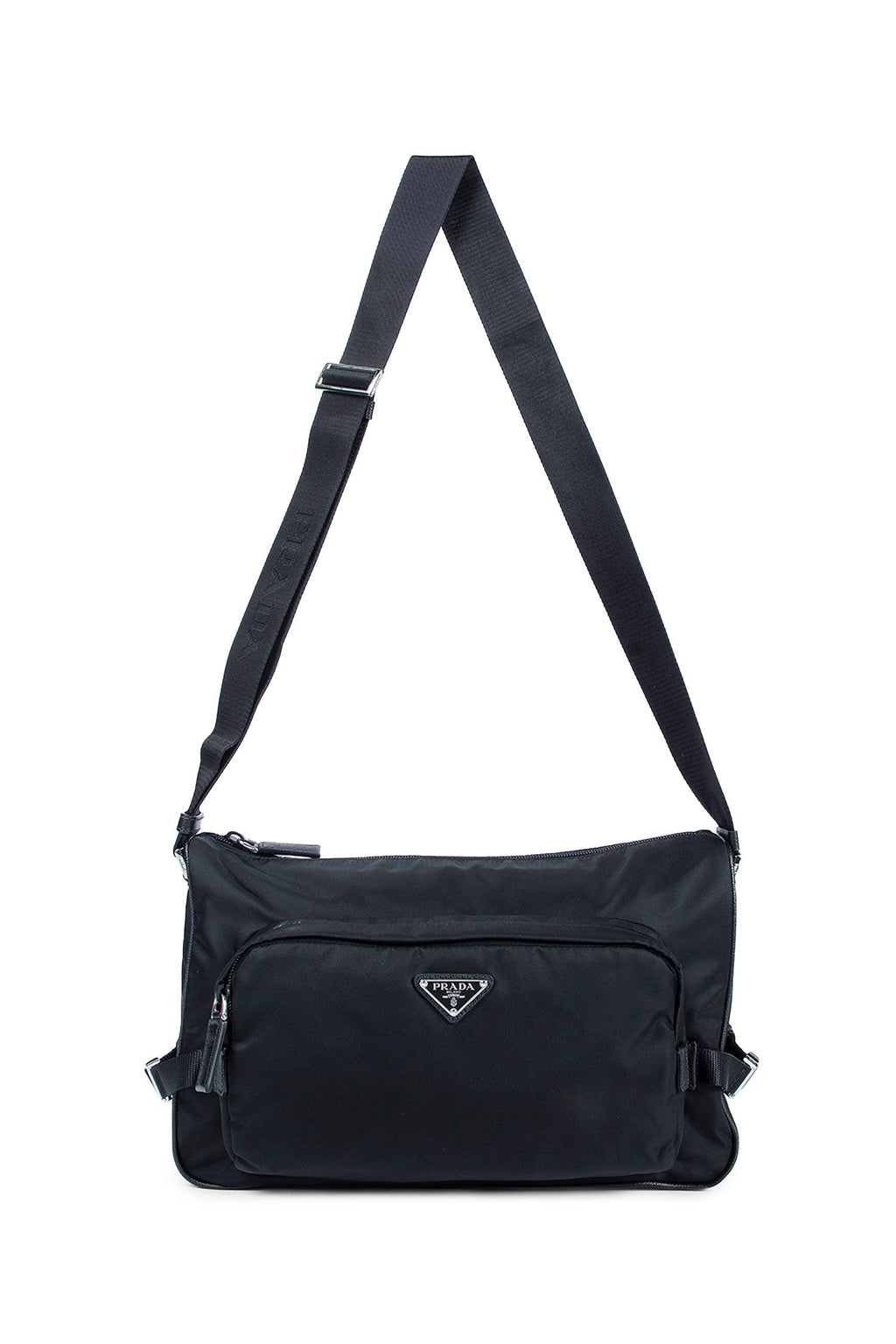 Large Re-Nylon And Saffiano Leather Shoulder Bag Prada оригінал – Купити в Україні – боковий вид