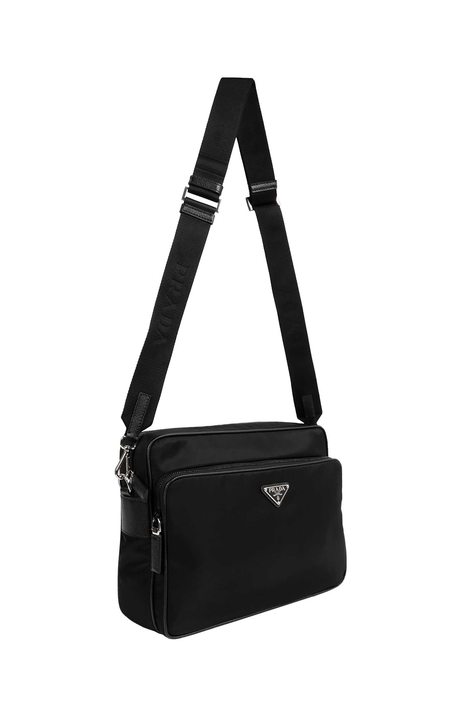 Re-Nylon And Leather Crossbody Bag Prada оригінал – Купити в Україні – вид ззаду