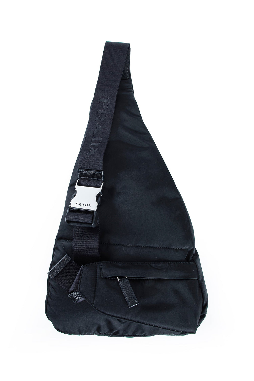 Re-Nylon And Leather Backpack Prada – Гарантія оригінальності – вид ззаду