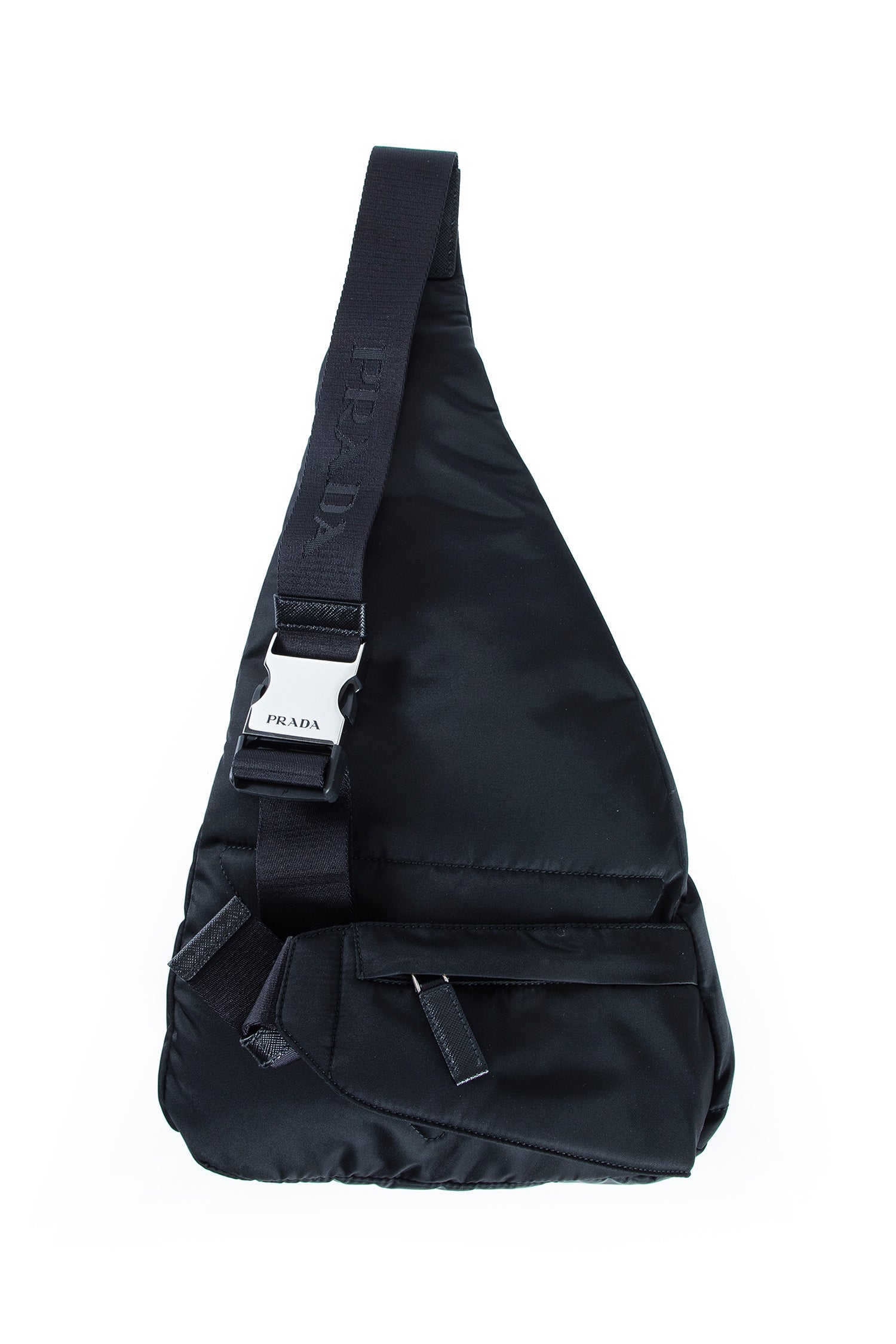 Re-Nylon And Leather Backpack Prada – Гарантія оригінальності – вид ззаду