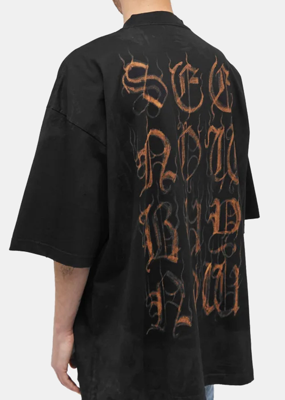 Black Heavy Metal T-Shirt Balenciaga – Гарантія оригінальності – збільшений вид