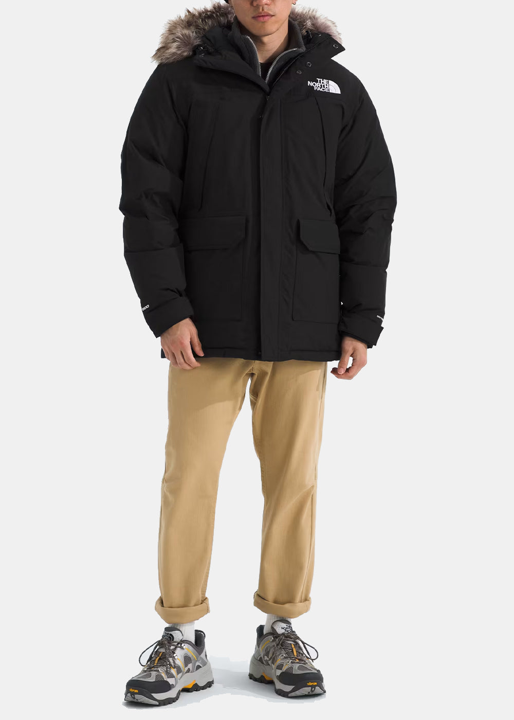 Оригінальна Black Fur-Trim Mcmurdo Parka The north face – детальний вид