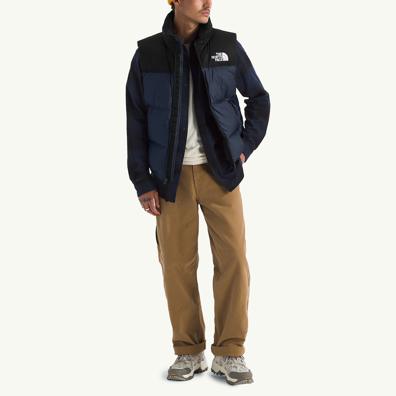 96 Retro Nuptse Vest The north face оригінал – Купити в Україні – вид ззаду