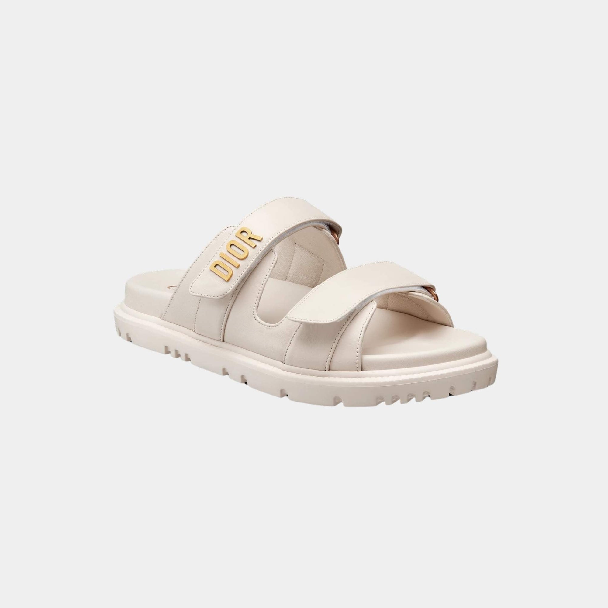 act Slide White Lambskin Dior оригінал – Купити в Україні – вид ззаду