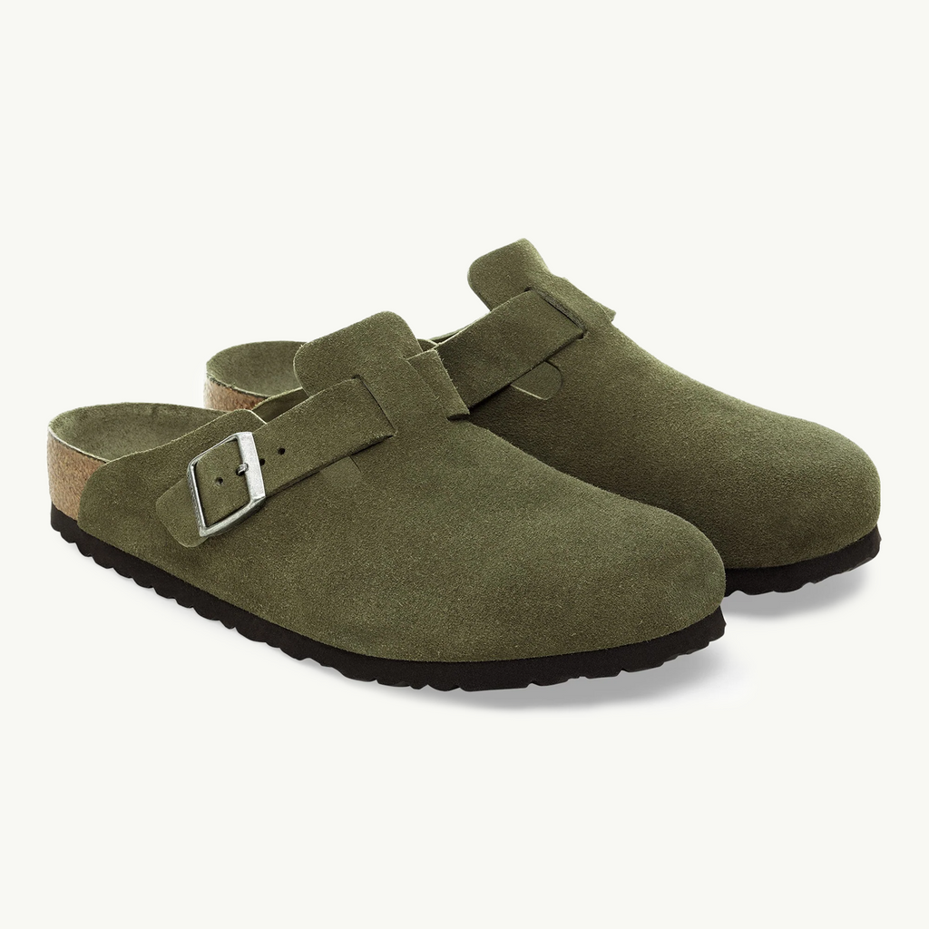 Boston Sfb Suede Regular Birkenstock – Гарантія оригінальності – вид ззаду