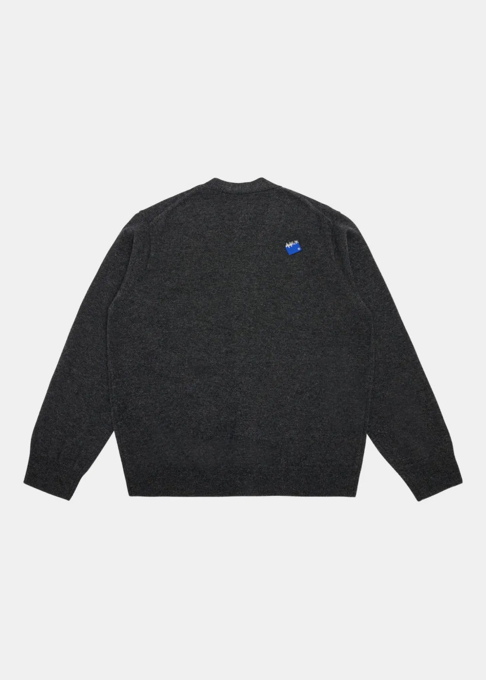 Grey Logo-Patch Button Cardigan Ader error оригінал – Купити в Україні – вид ззаду
