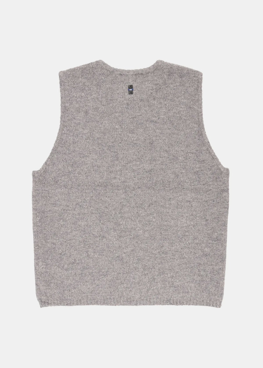Оригінальна Grey Cable-Knit Sleeveless Sweater Ader error – вид ззаду
