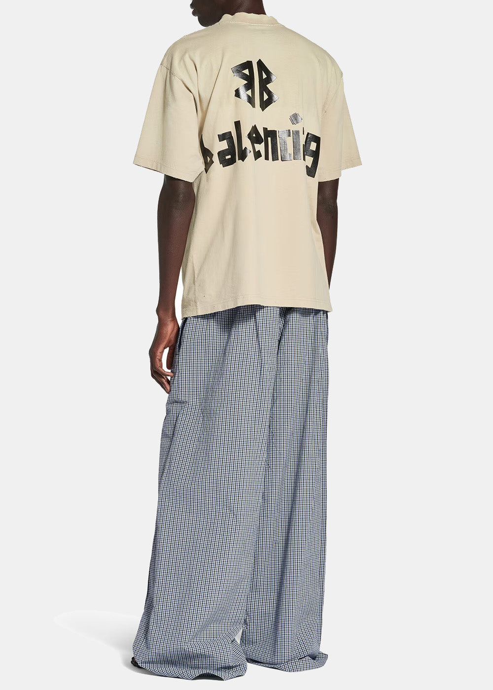 Beige Tape Type Dry Jersey T-Shirt Balenciaga оригінал – Купити в Україні – збільшений вид