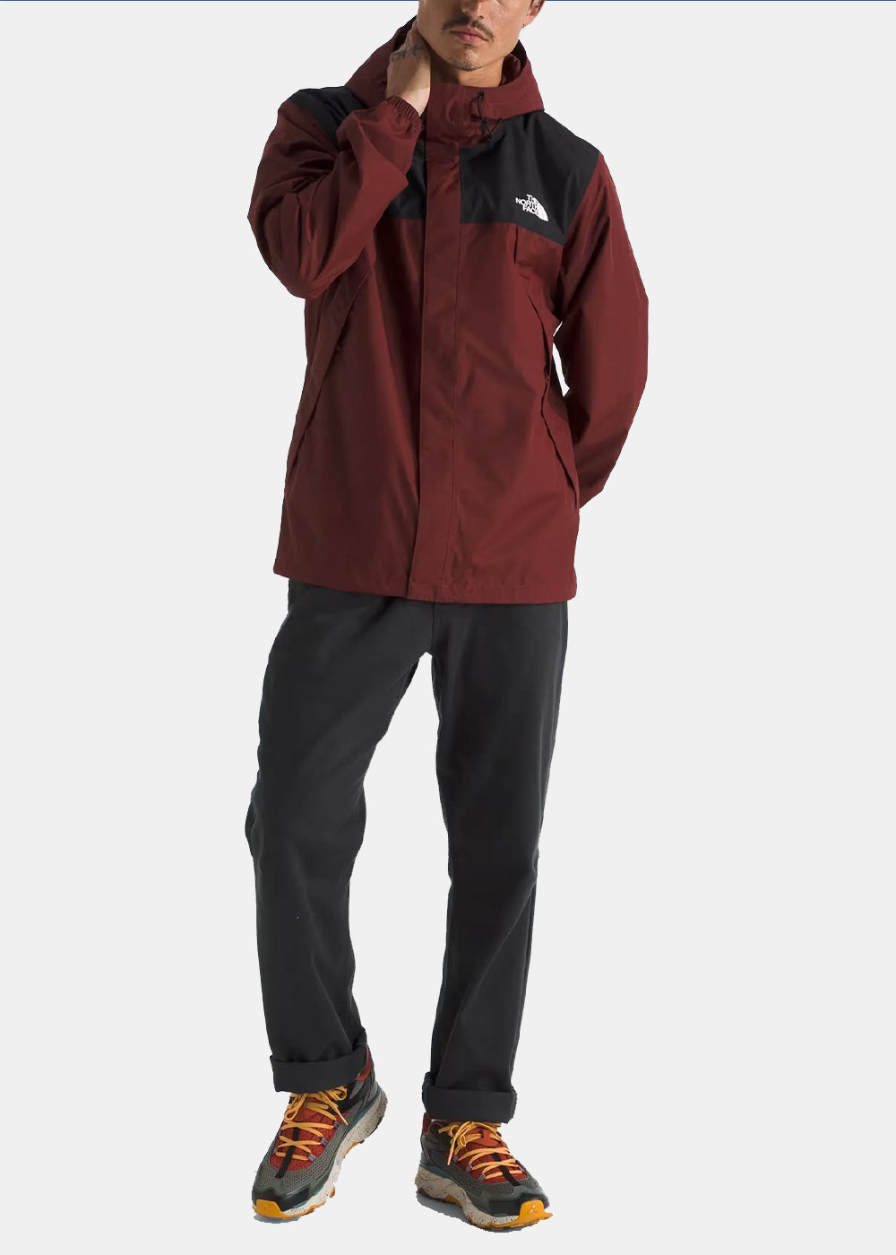 Оригінальна Red Antora Rain Jacket The north face – вид ззаду