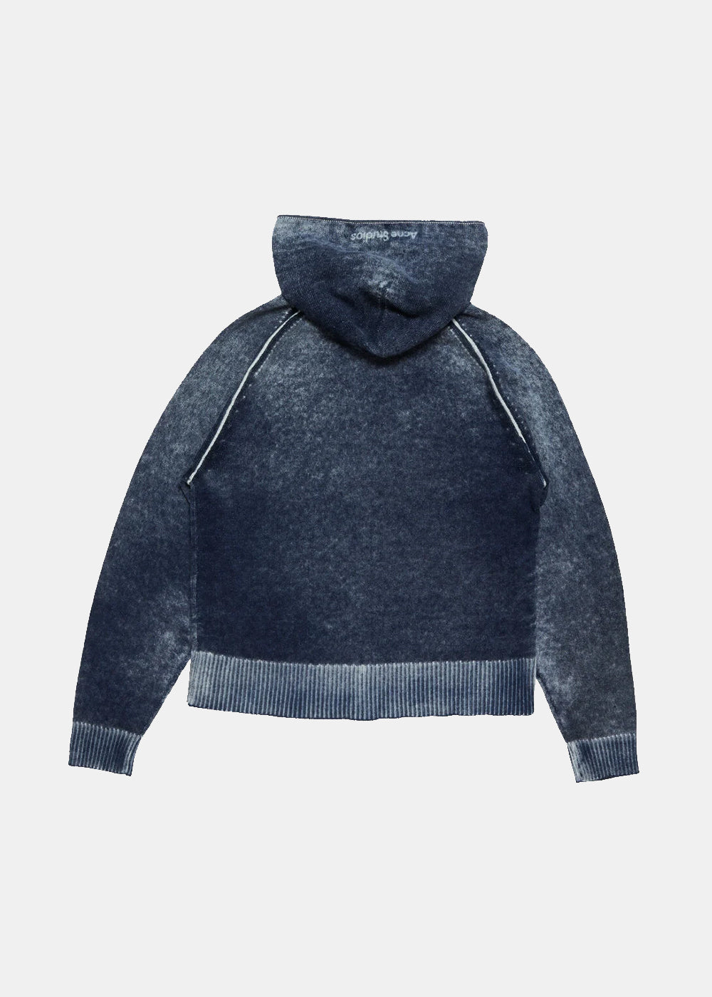 Navy Blue Burgundy Kupiter Cashmere Acne studios – Гарантія оригінальності – вид ззаду