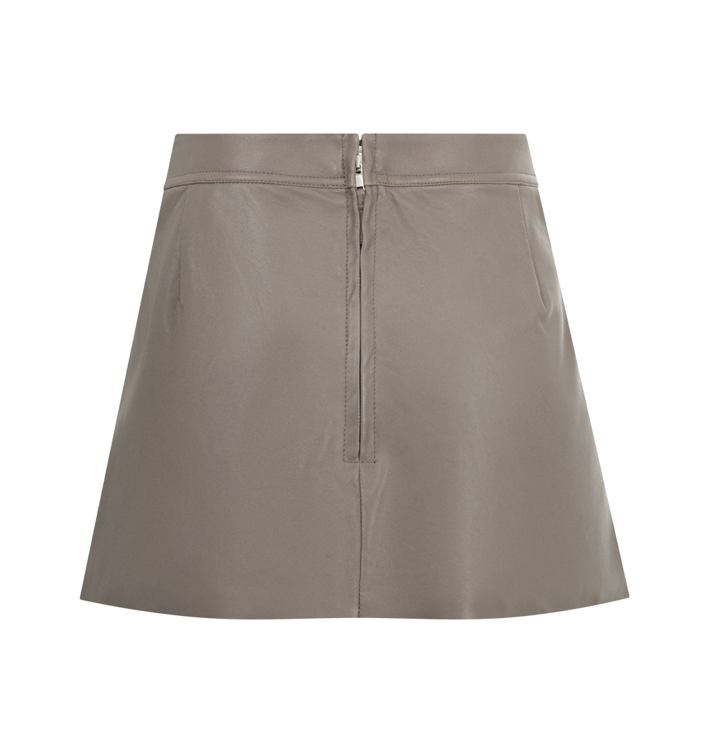 Fog Cutoff Mini Skirt Rick owens – Гарантія оригінальності – вид ззаду