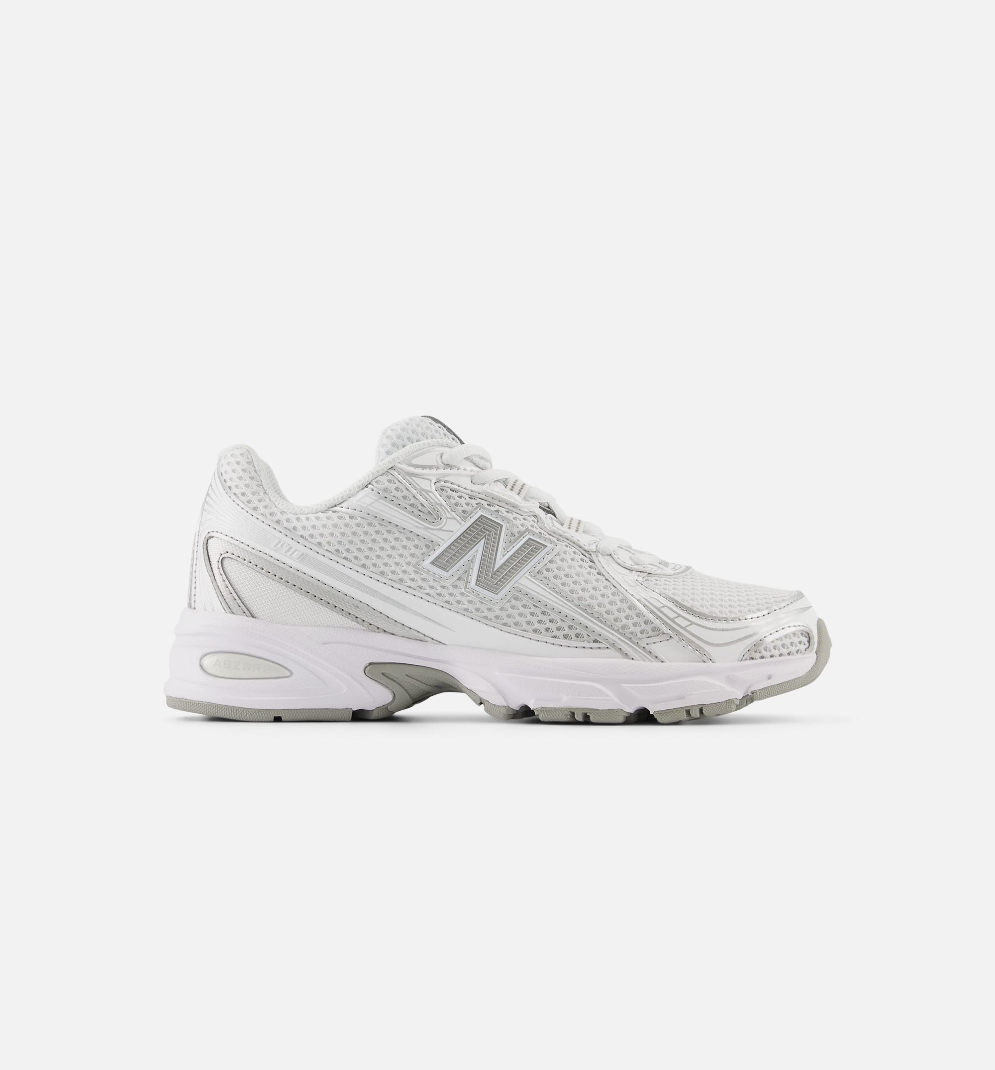 740 White Silver Mens Lifestyle Shoe New balance оригінал – Купити в Україні – боковий вид