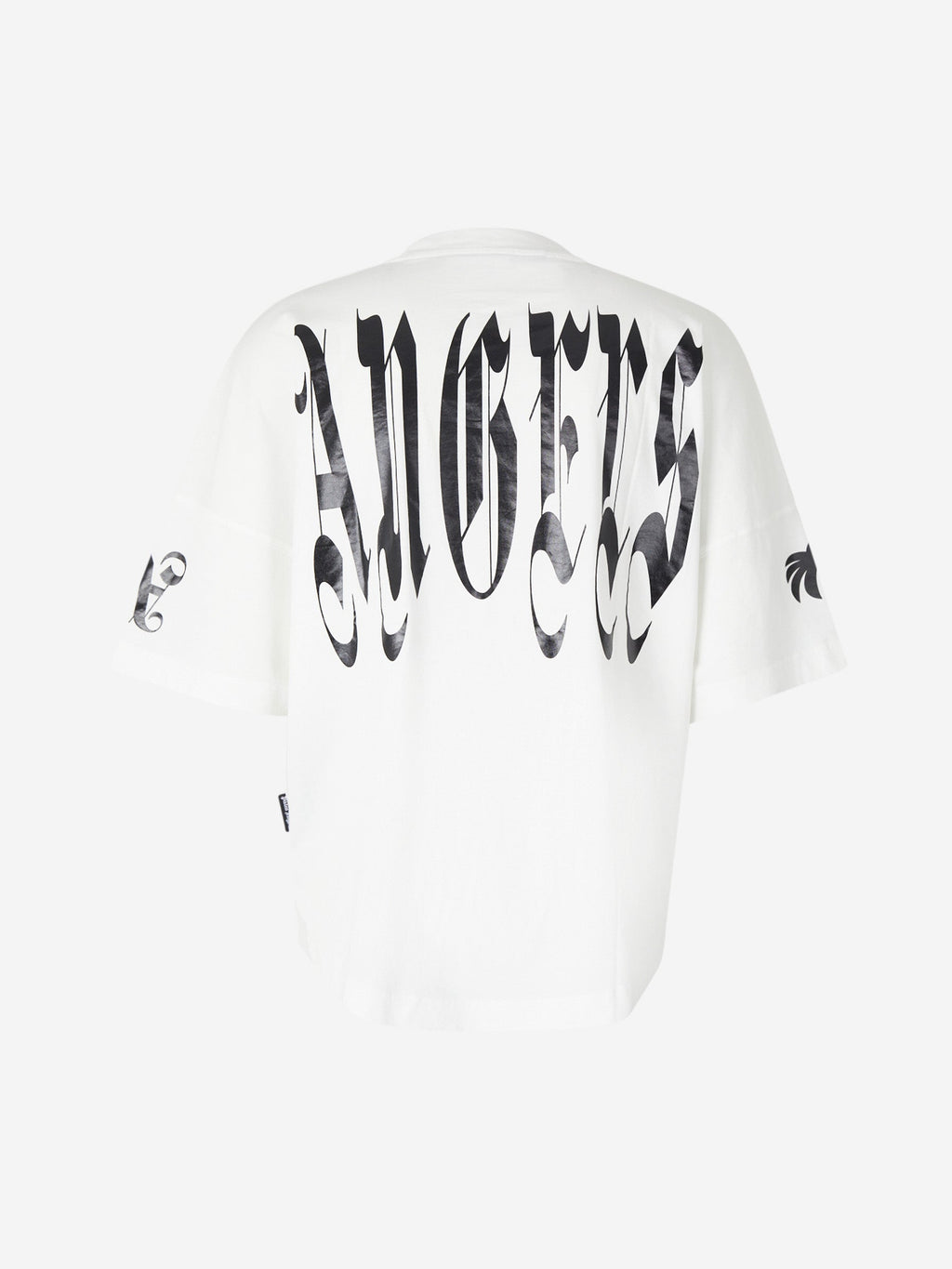 Оригінальна Logo Cotton T-Shirt Palm angels – вид ззаду