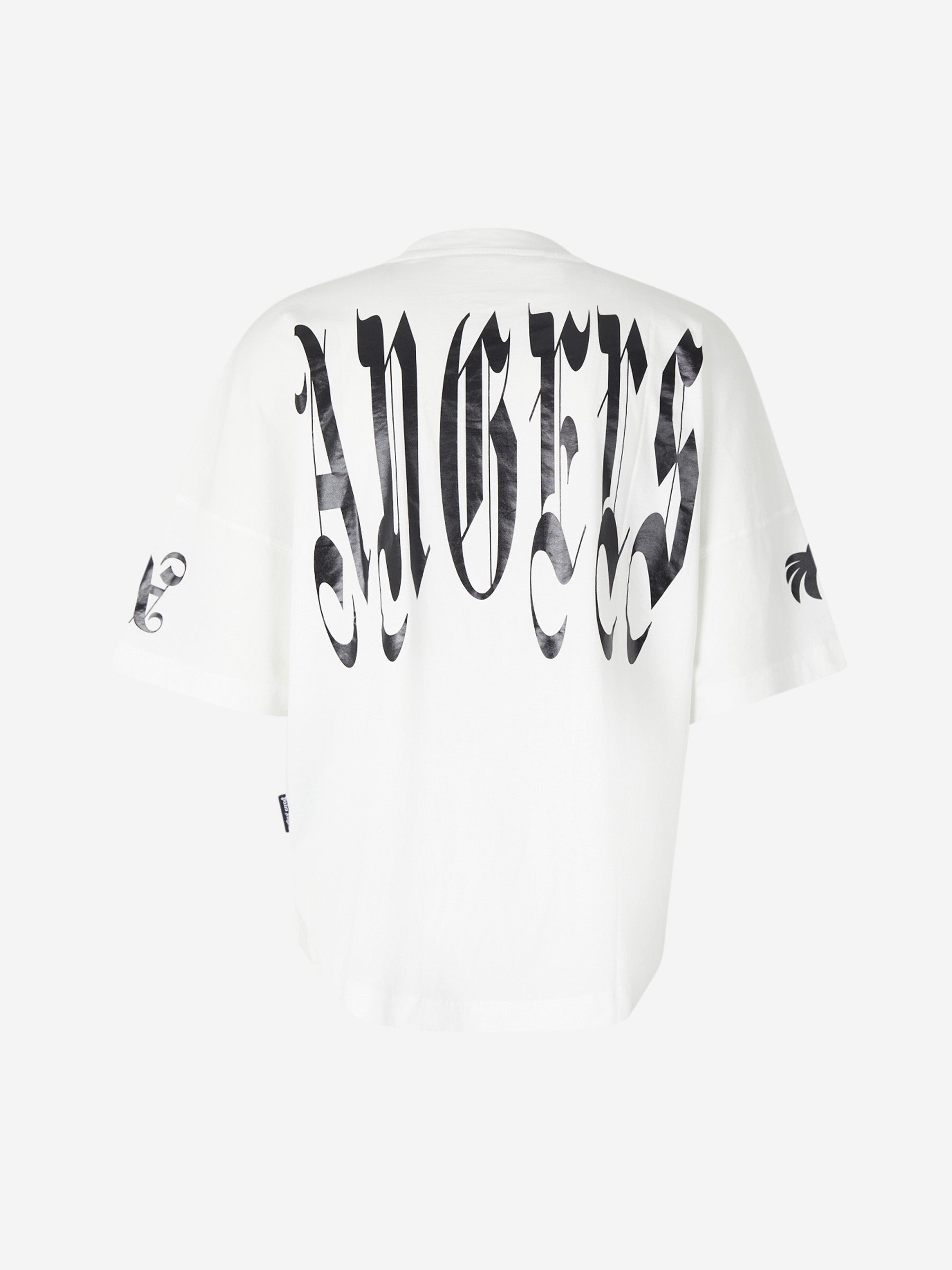 Оригінальна Logo Cotton T-Shirt Palm angels – вид ззаду