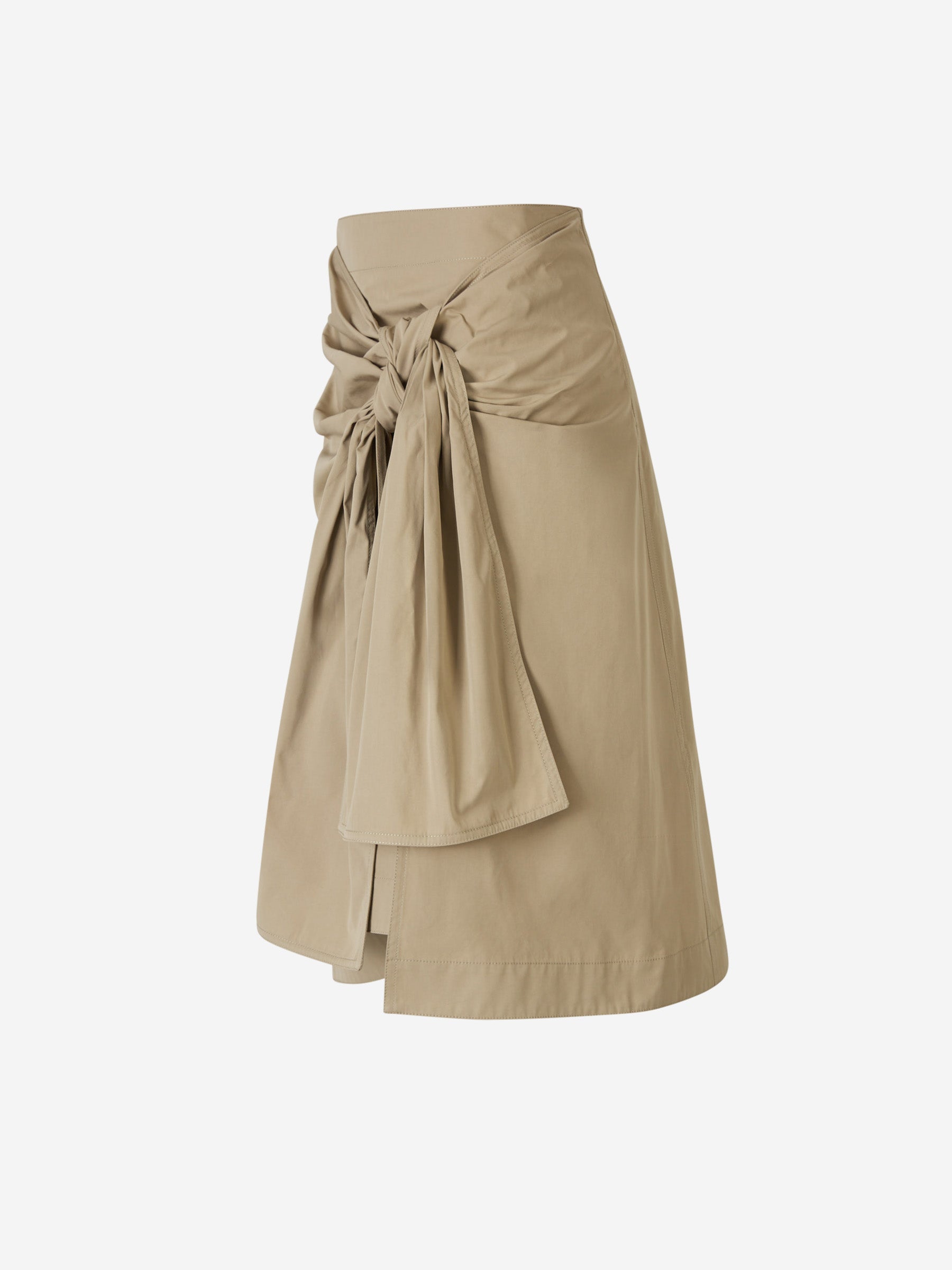 Оригінальна Draped MIDI Skirt Bottega veneta – вид ззаду