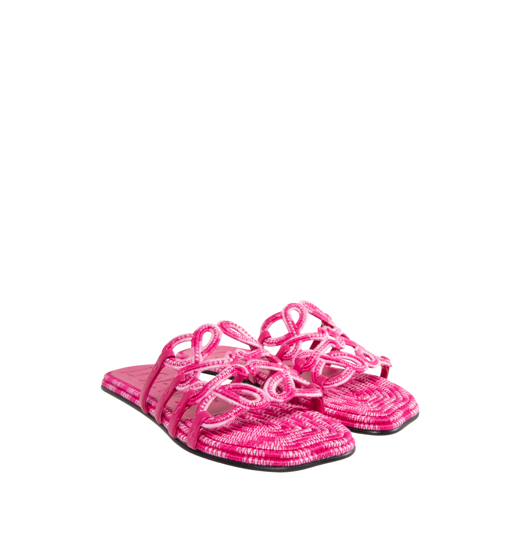 Embroidered Petal Anagram Slide Loewe – Гарантія оригінальності – вид ззаду