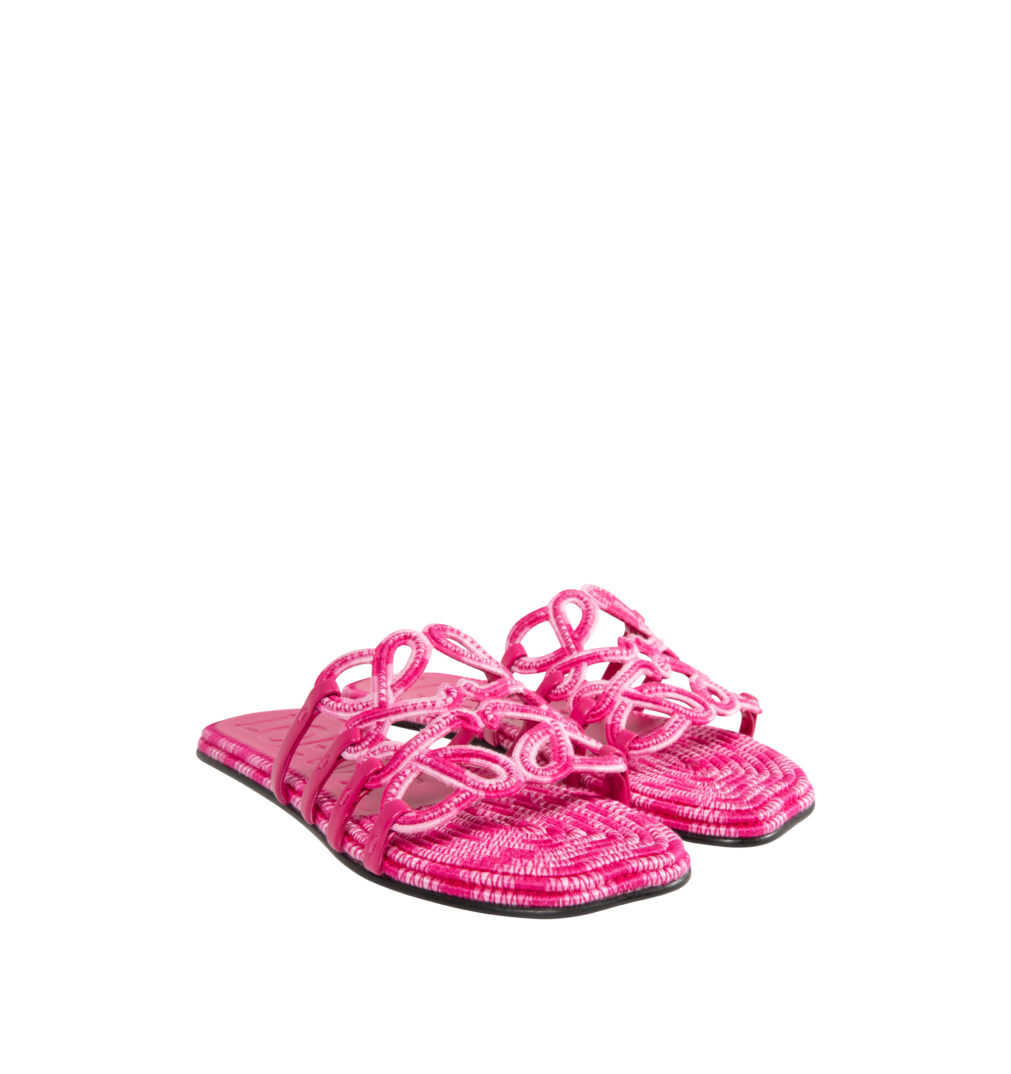 Embroidered Petal Anagram Slide Loewe – Гарантія оригінальності – вид ззаду