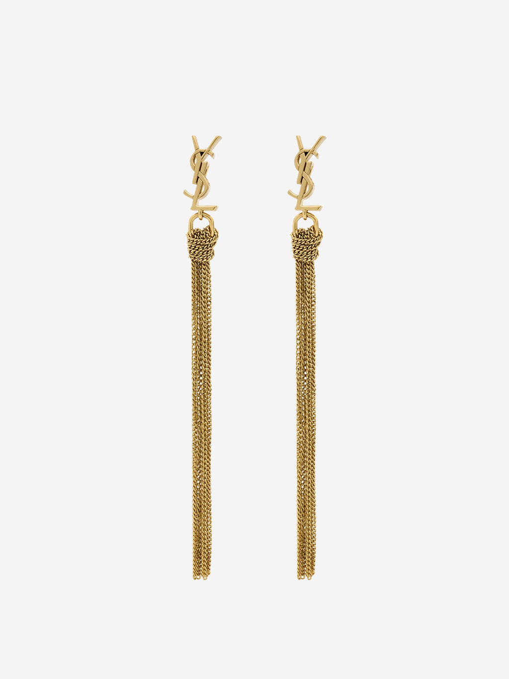 Cassandre Tassel Earrings Saint laurent – Гарантія оригінальності – боковий вид