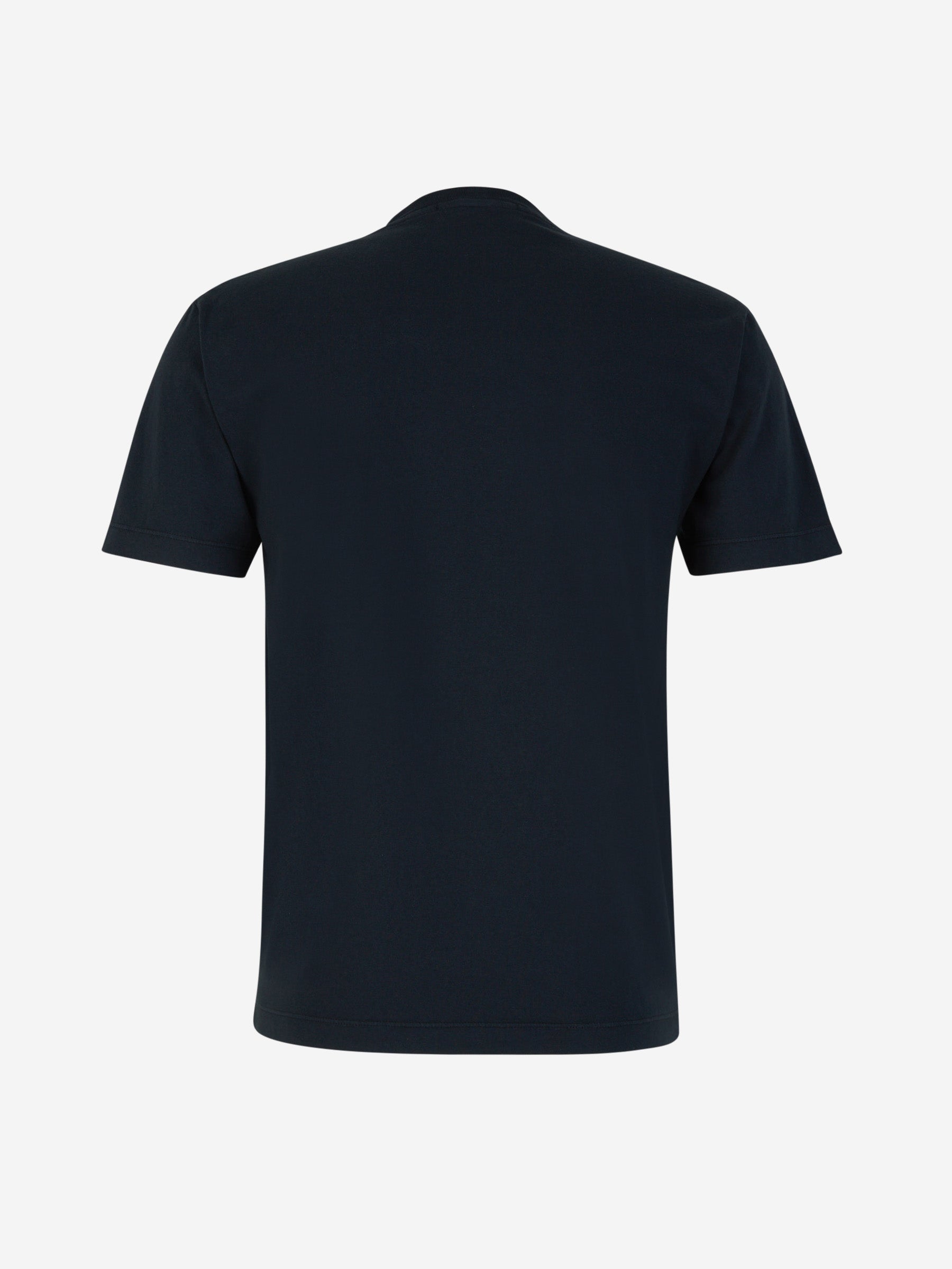 Printed Cotton T-Shirt Stone island – Гарантія оригінальності – вид ззаду