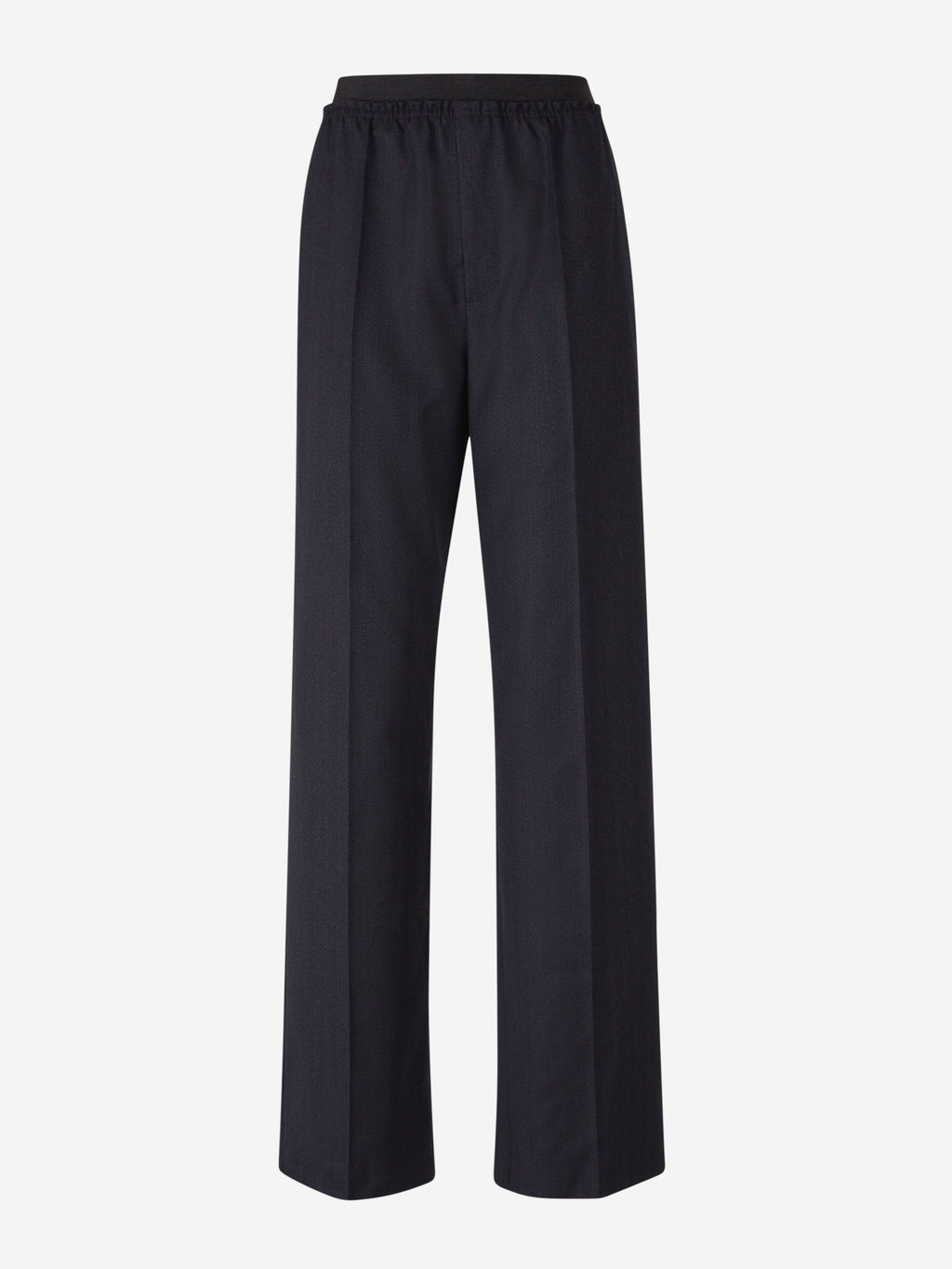 Оригінальна Striped Motif Wool Trousers Bottega veneta – боковий вид