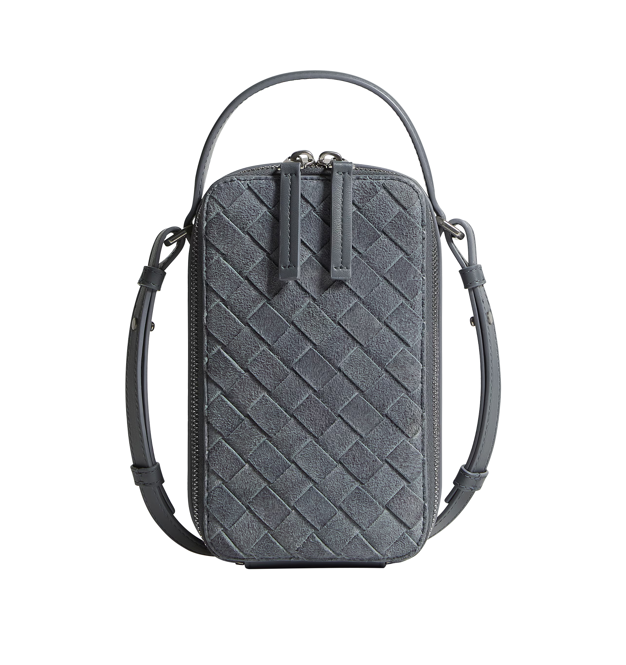 Getaway Vertical Phone Pouch Bottega veneta – Гарантія оригінальності – боковий вид