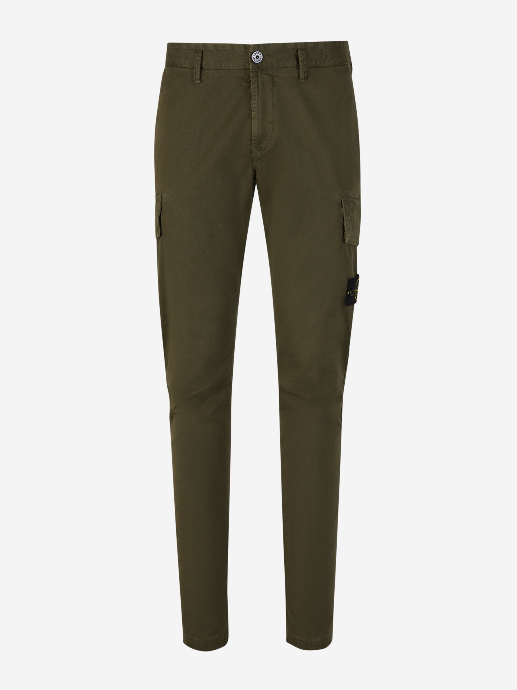 Cotton Cargo Trousers Stone island оригінал – Купити в Україні – боковий вид