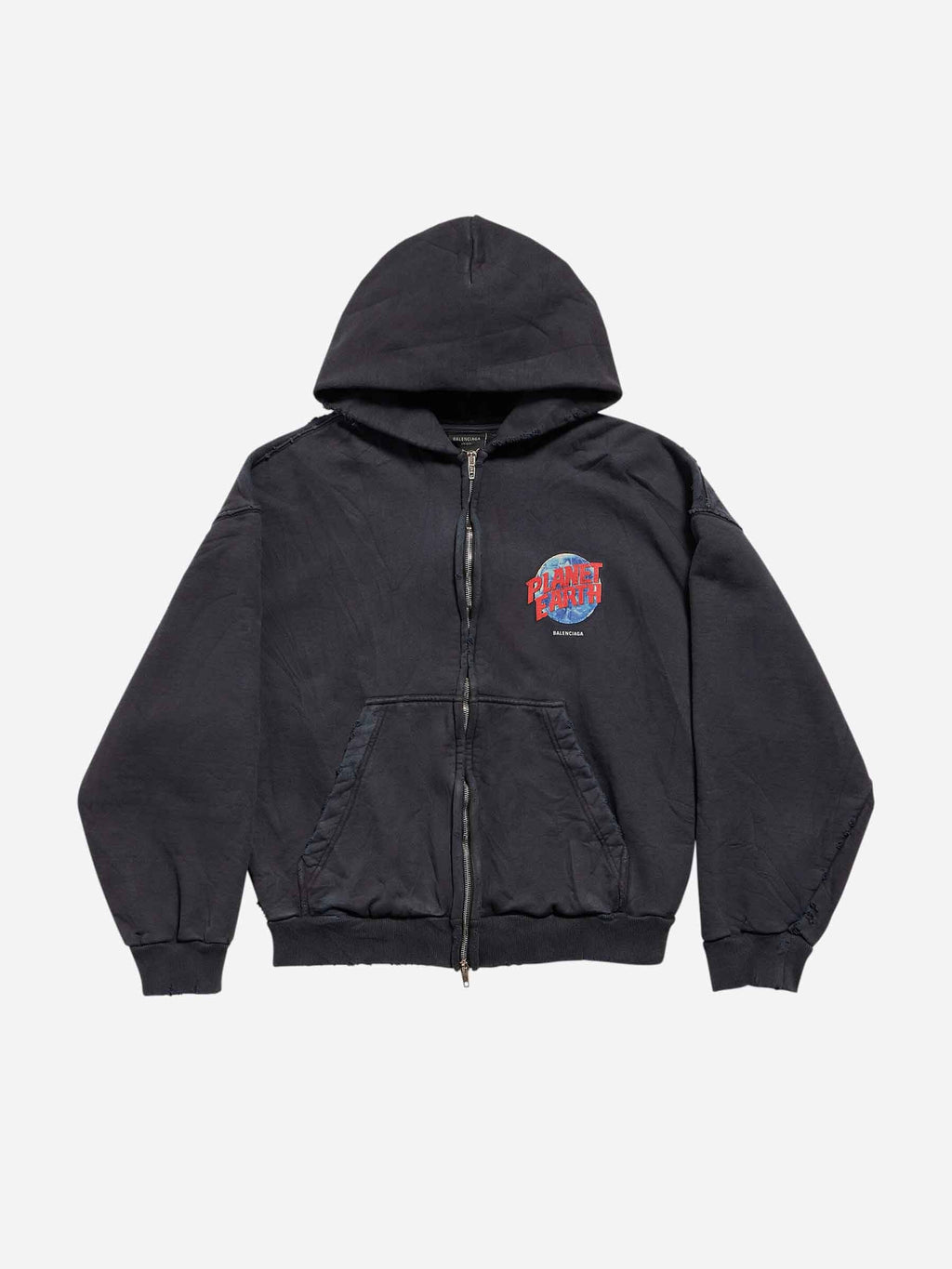 Planet Earth Sweatshirt Balenciaga – Гарантія оригінальності – боковий вид