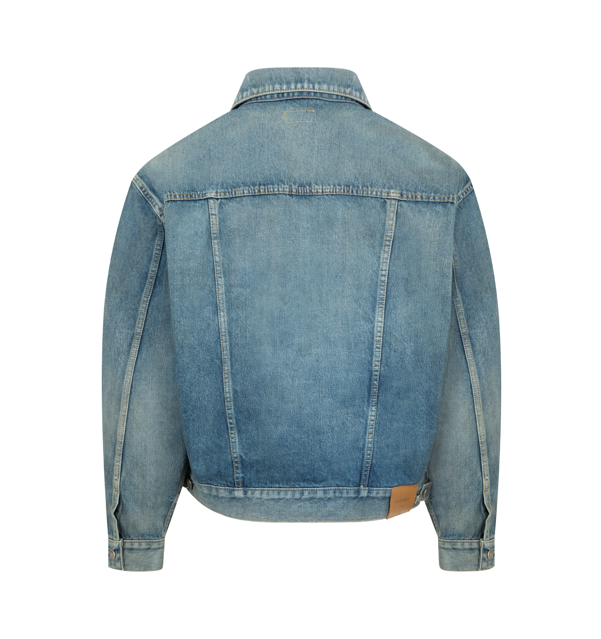 Loose Trucker Jacket Saint laurent – Гарантія оригінальності – вид ззаду