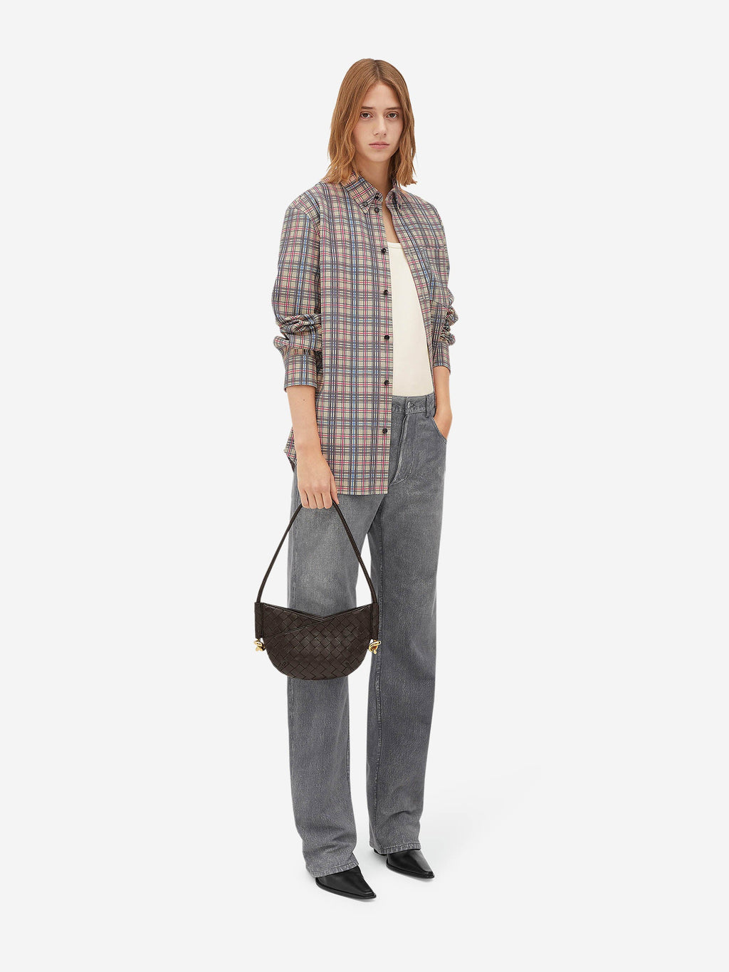 Оригінальна Mini Solstice Bag Bottega veneta – вид ззаду